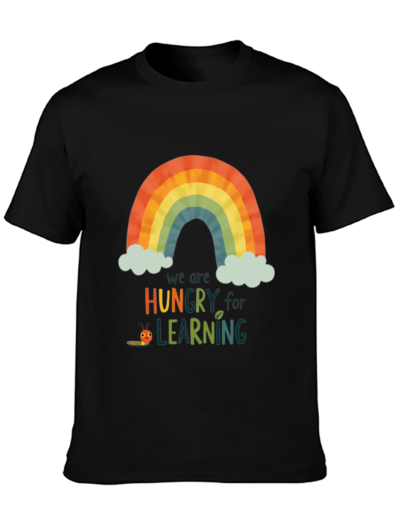 Rainbow Hungry for Learning Graphic Tee