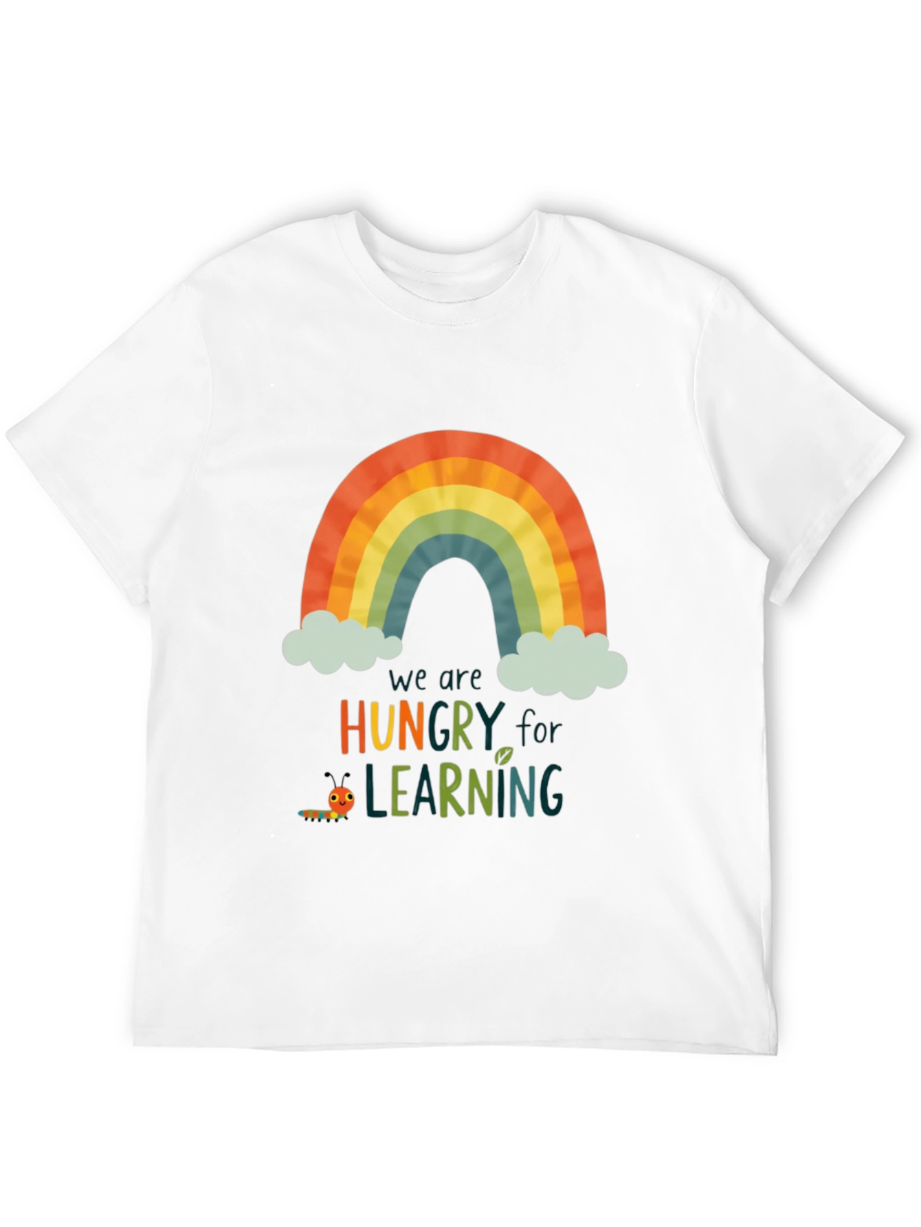 Rainbow Hungry for Learning Graphic Tee