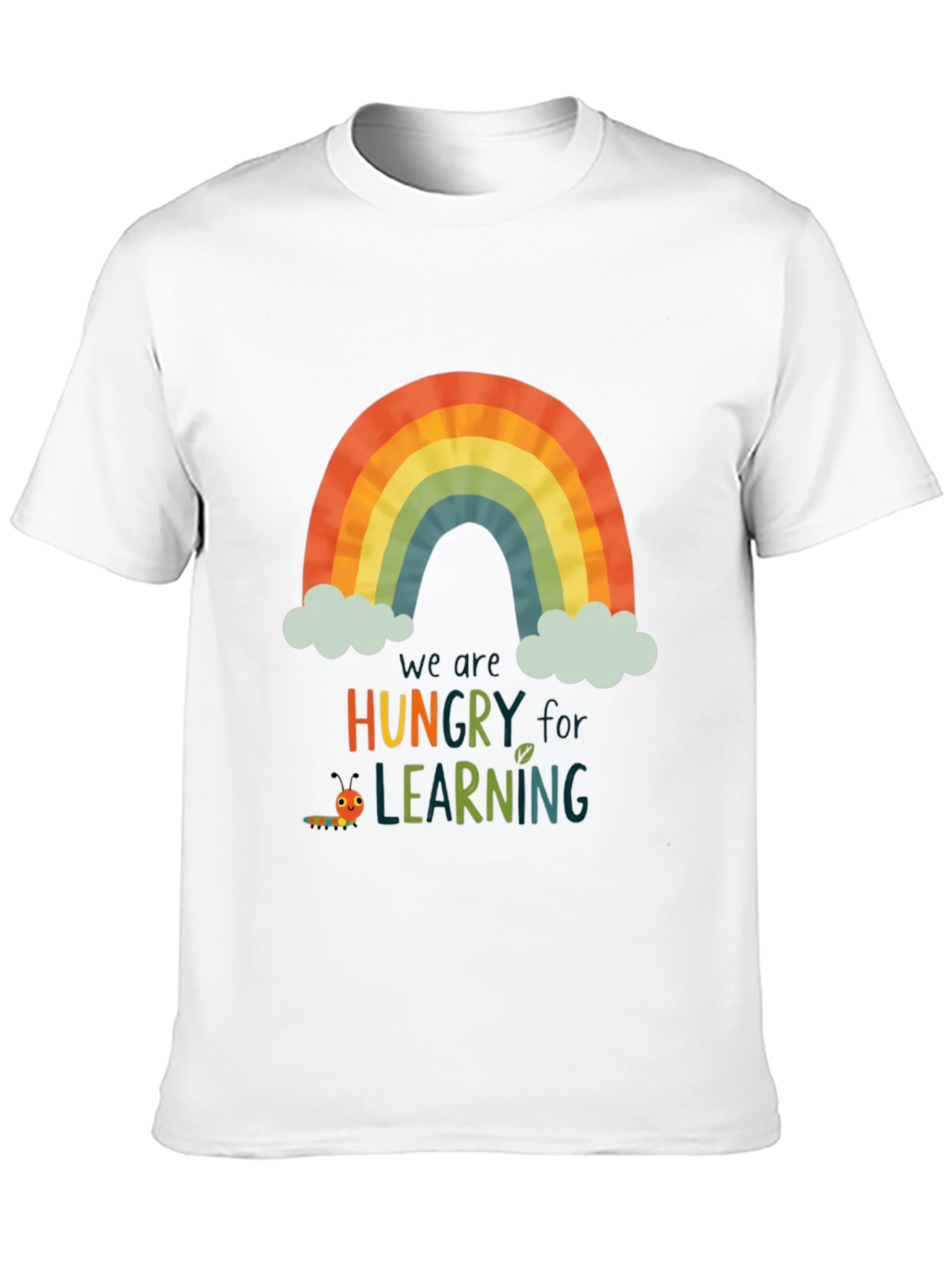 Rainbow Hungry for Learning Graphic Tee