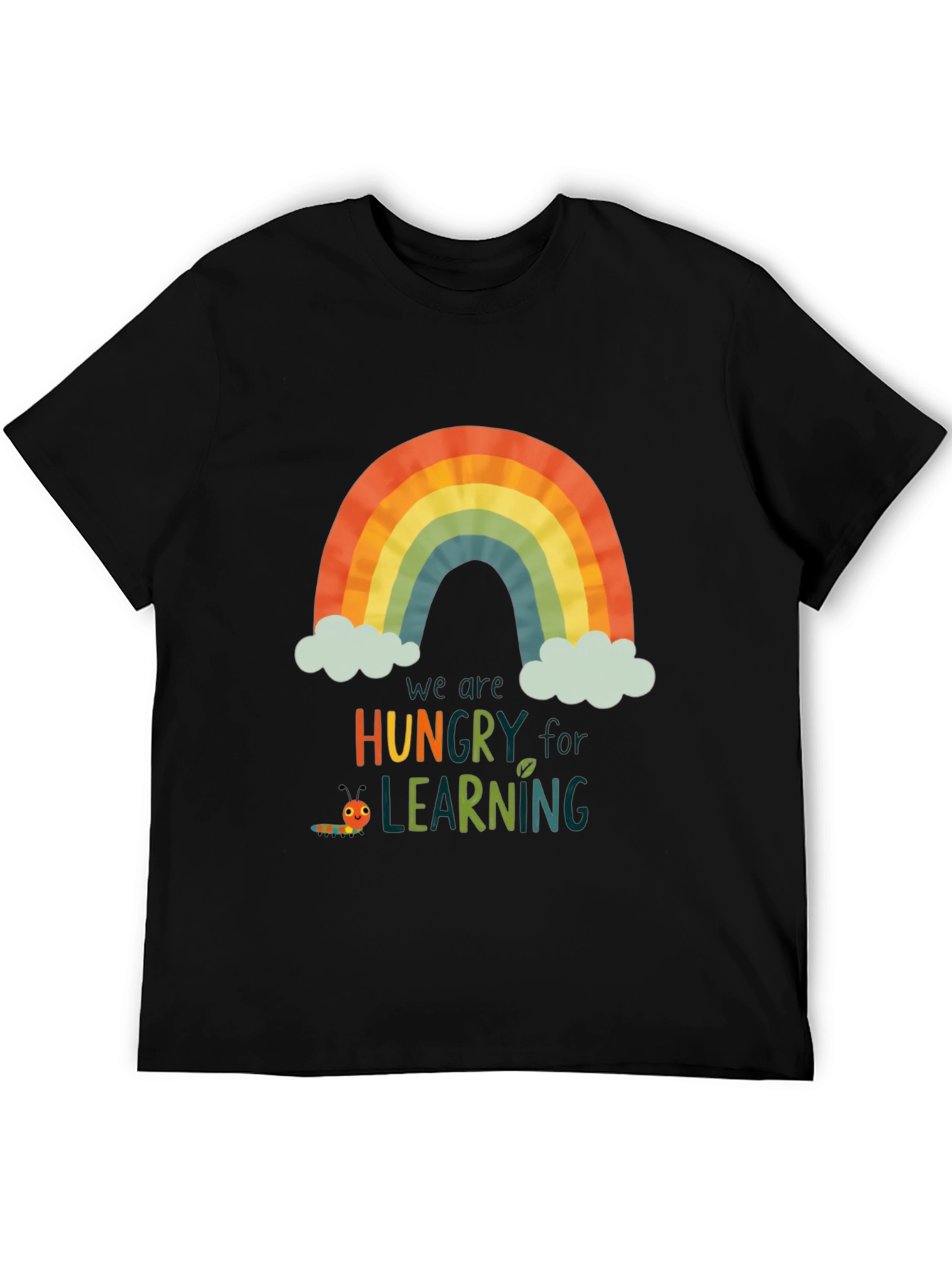 Rainbow Hungry for Learning Graphic Tee