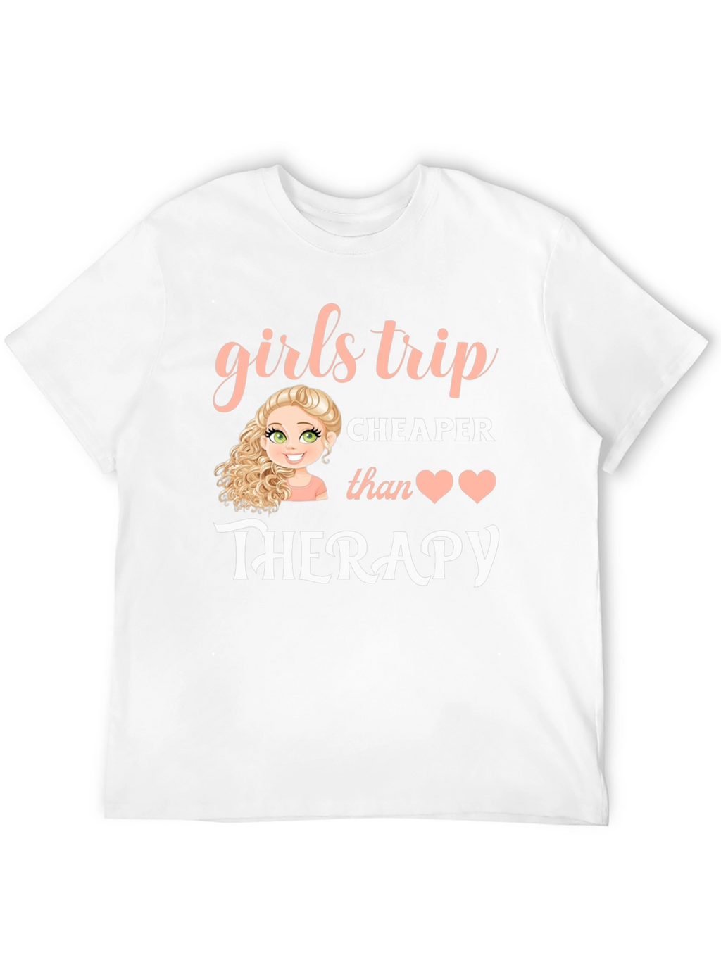 Girls Trip Therapy T-Shirt - Black Cotton Tee