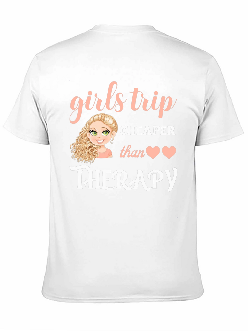 Girls Trip Therapy T-Shirt - Black Cotton Tee