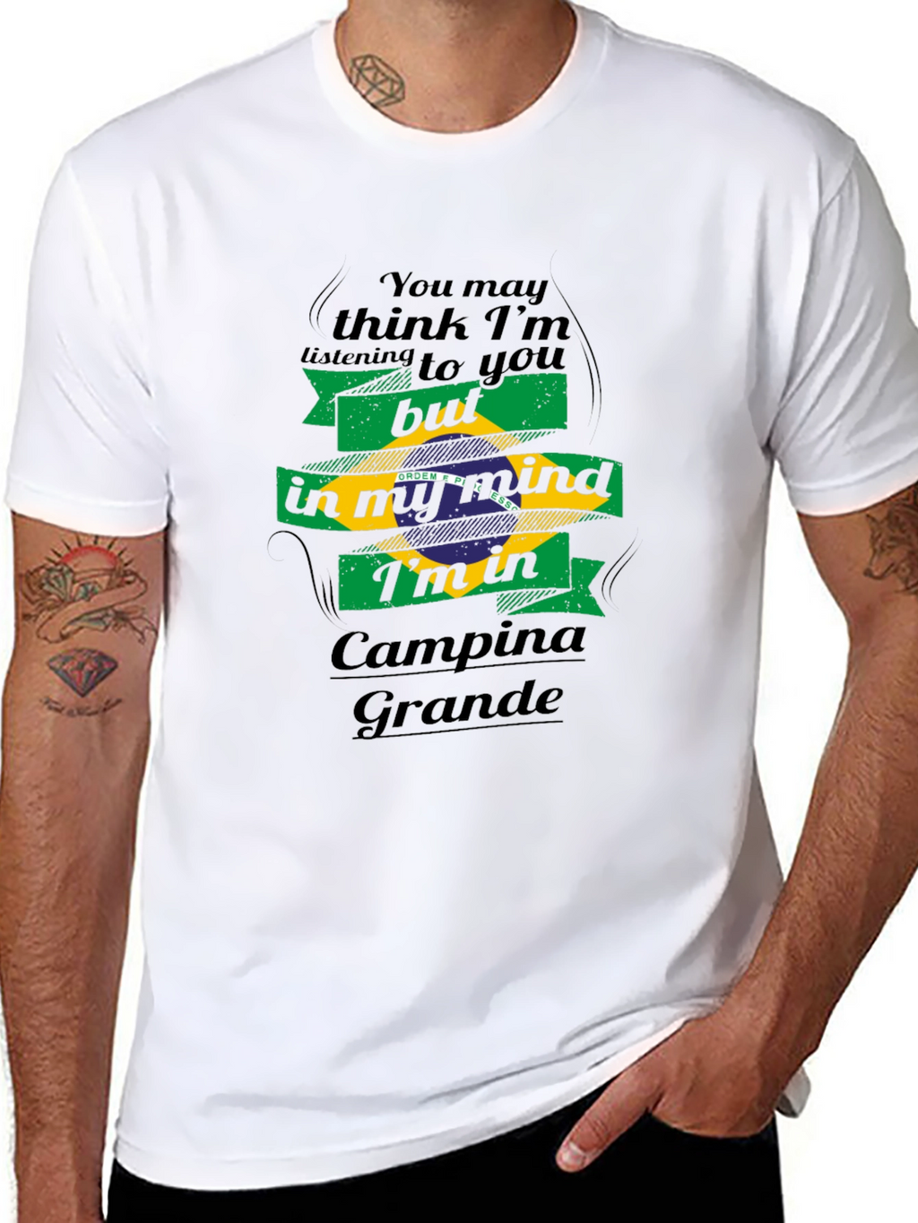 Campina Grande Brazil Flag T-Shirt