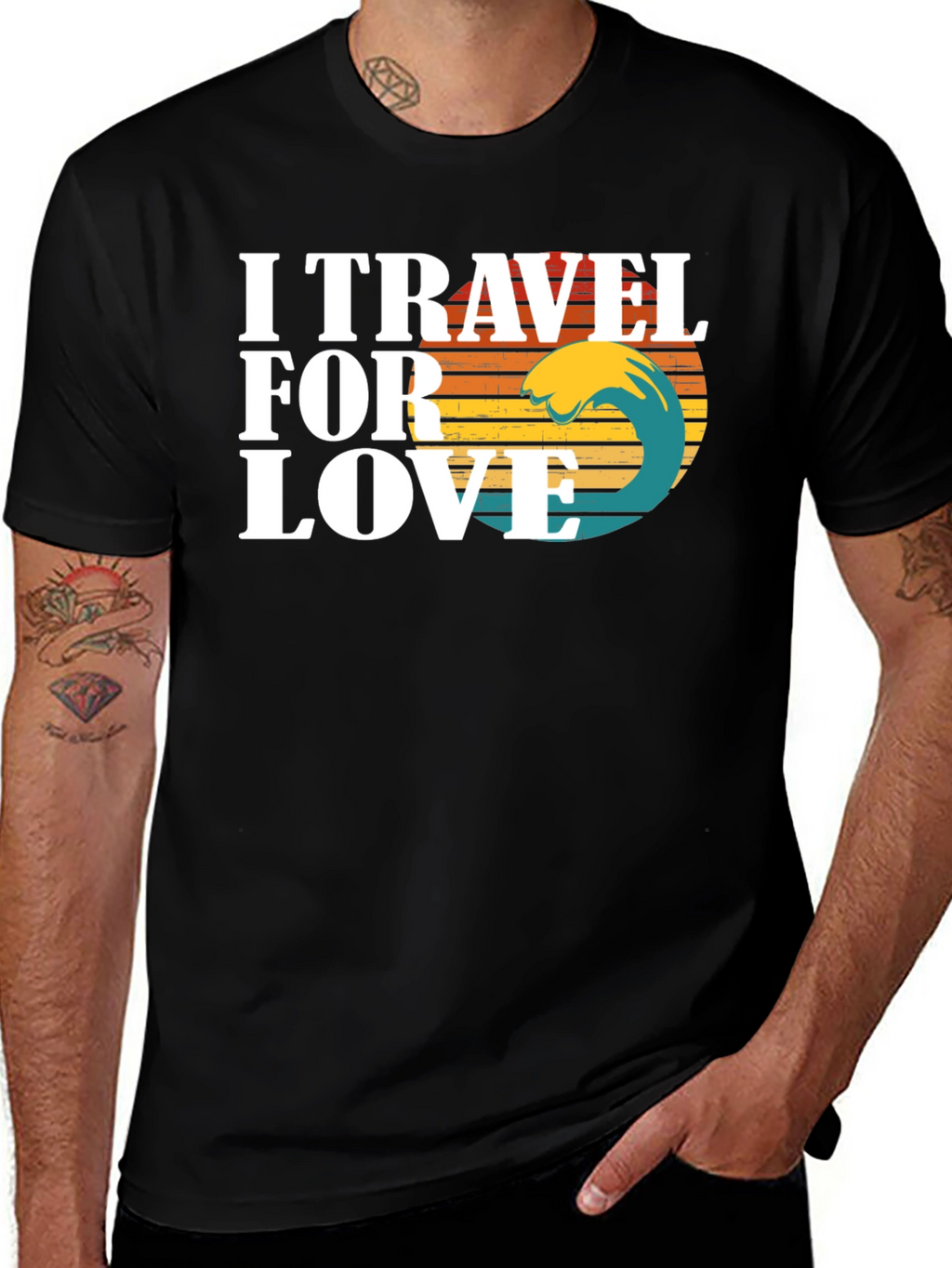 I Travel For Love Graphic T-Shirt