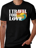 I Travel For Love Graphic T-Shirt