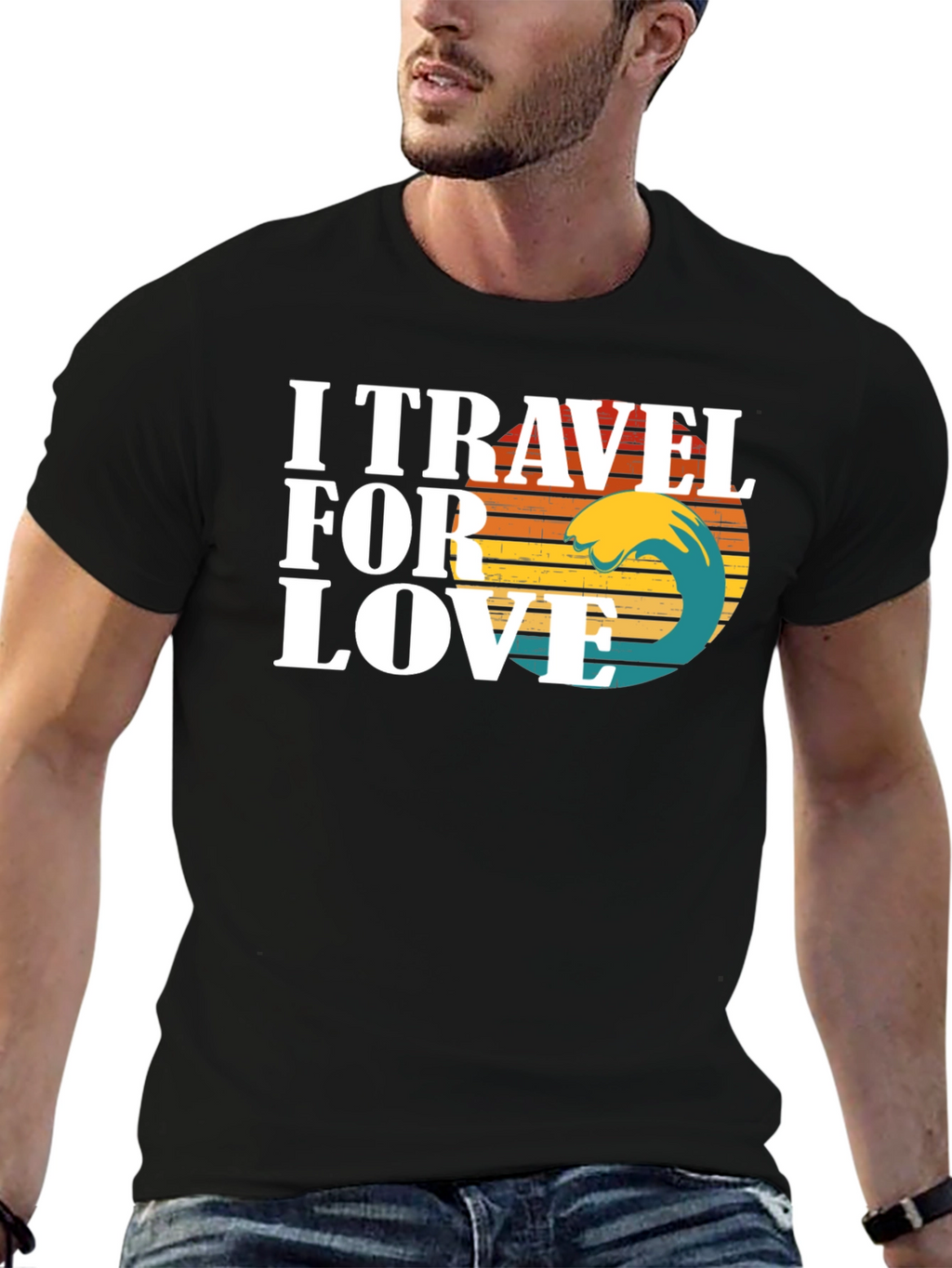 I Travel For Love Graphic T-Shirt