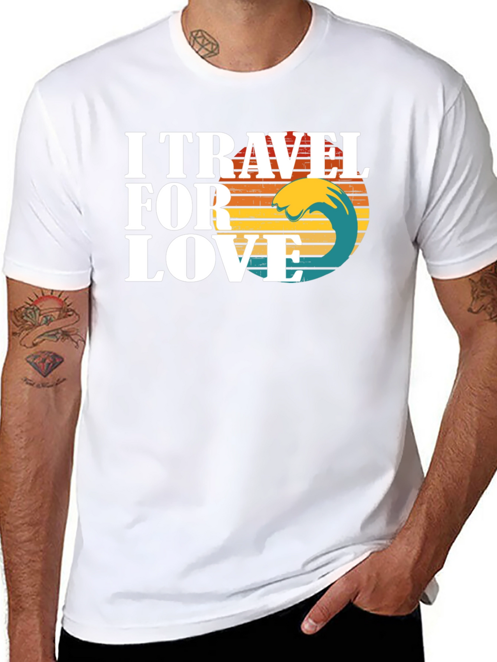 I Travel For Love Graphic T-Shirt