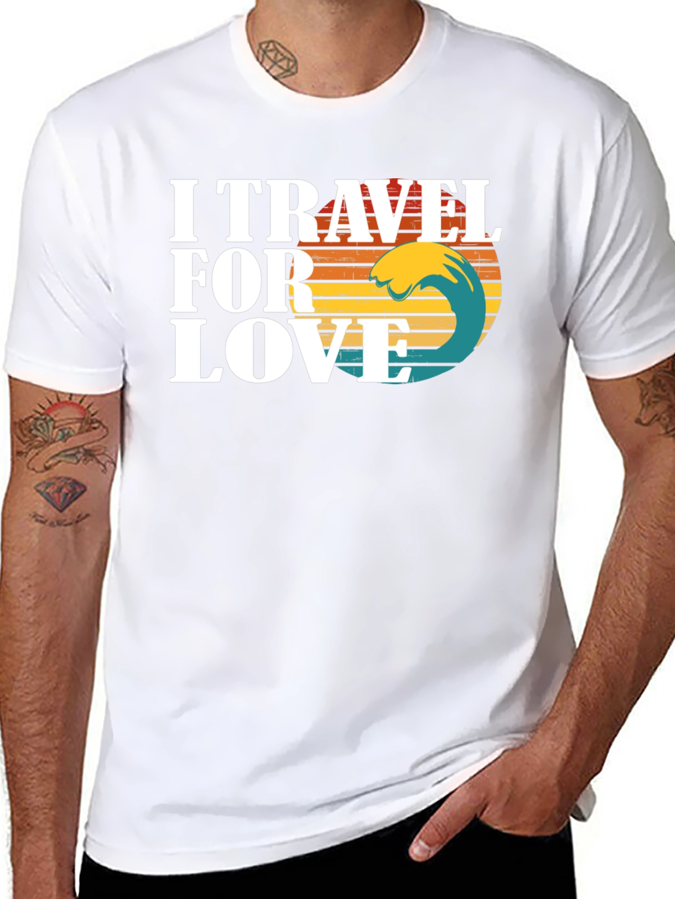 I Travel For Love Graphic T-Shirt
