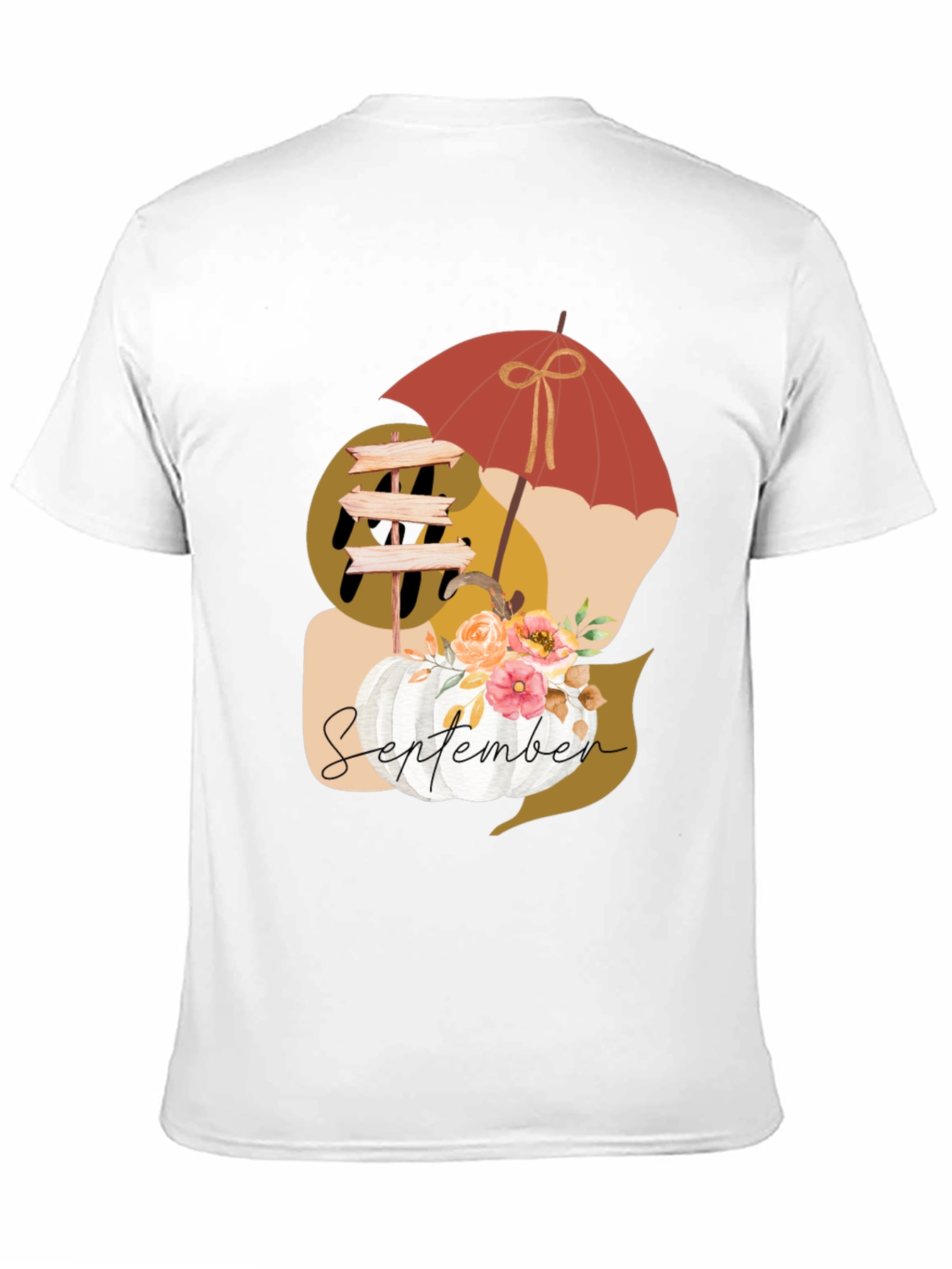 September Fall Pumpkin T-Shirt