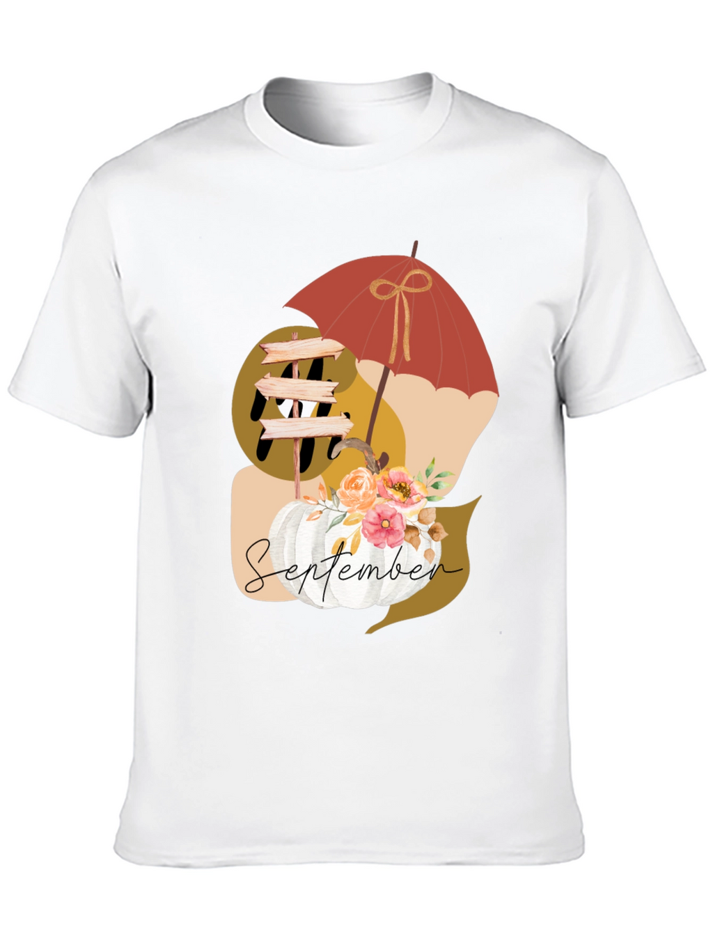 September Fall Pumpkin T-Shirt