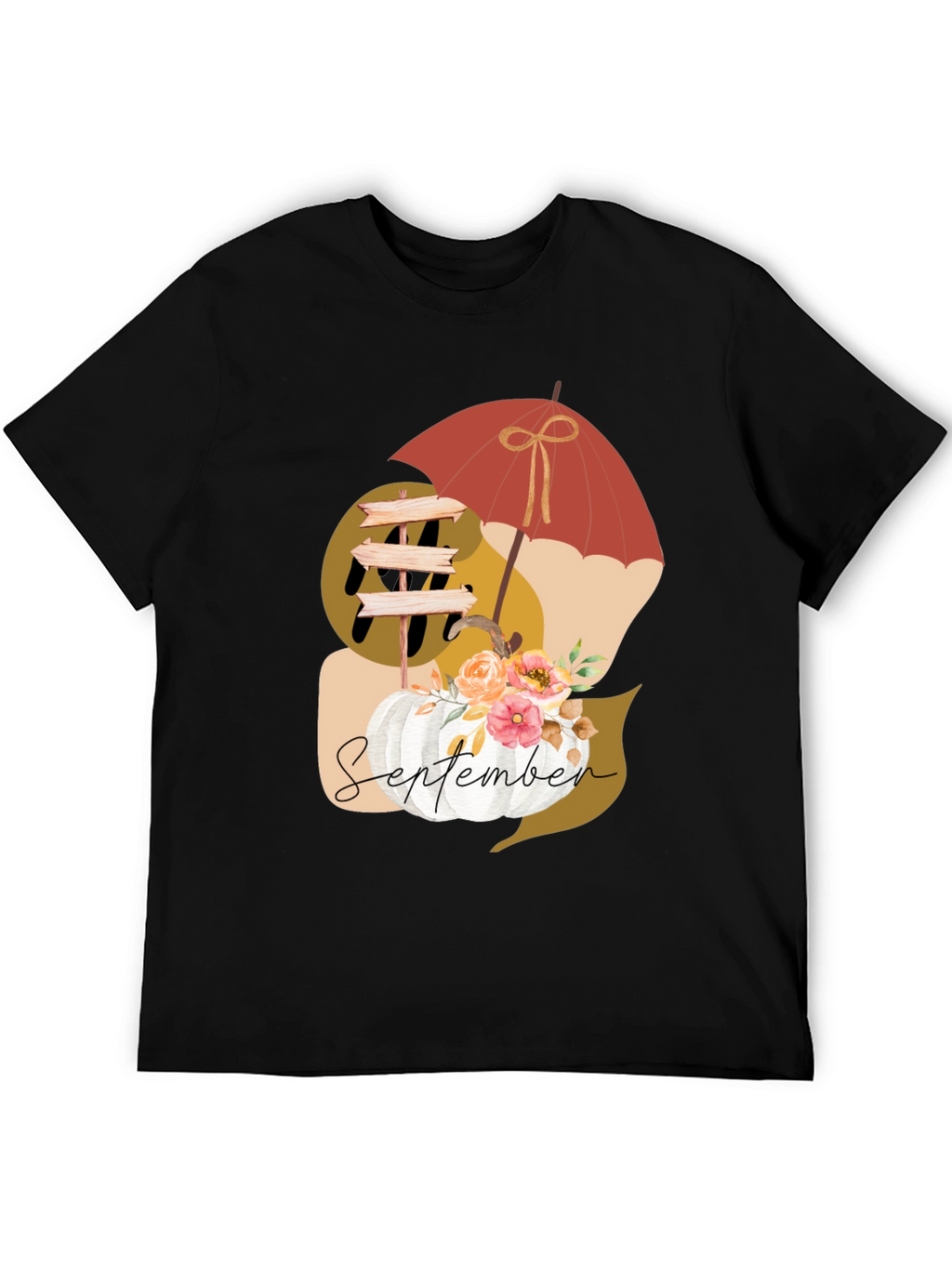 September Fall Pumpkin T-Shirt