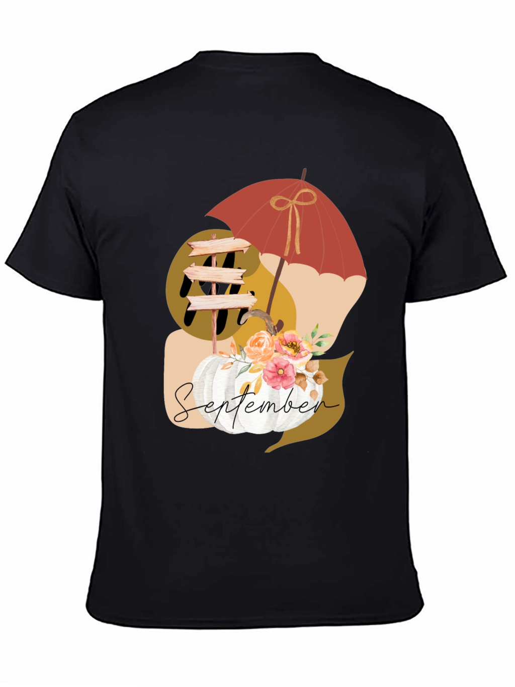 September Fall Pumpkin T-Shirt
