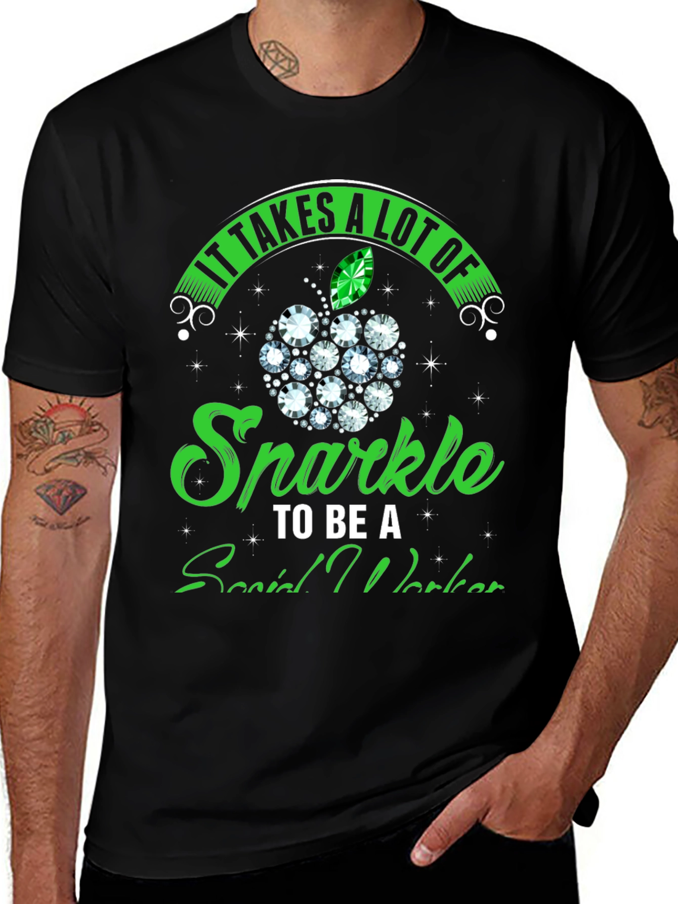 Sparkle Social Worker T-Shirt