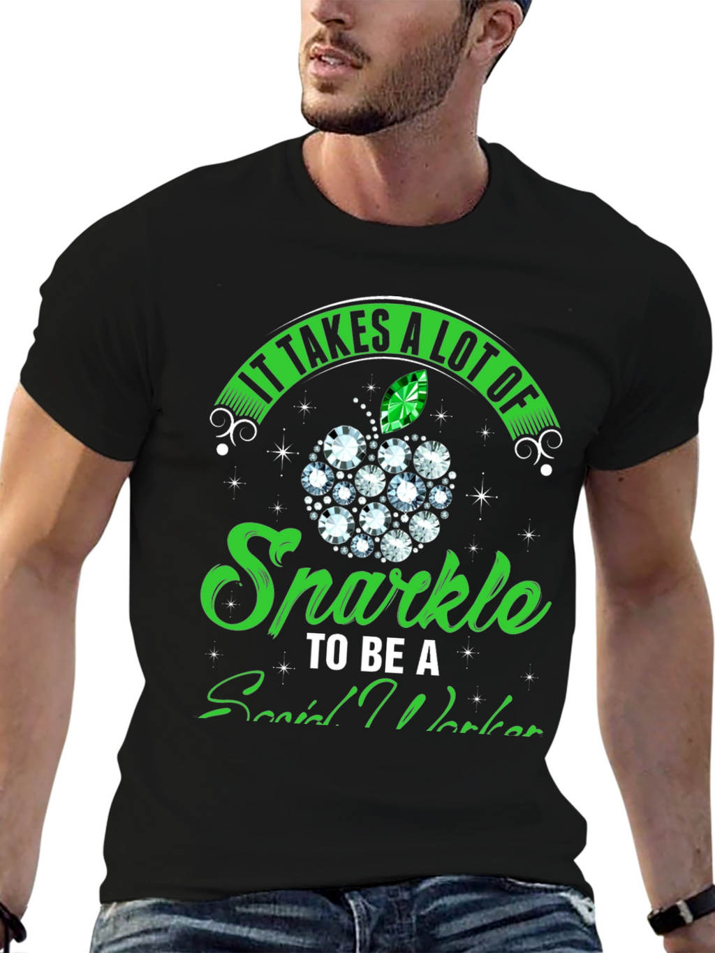 Sparkle Social Worker T-Shirt
