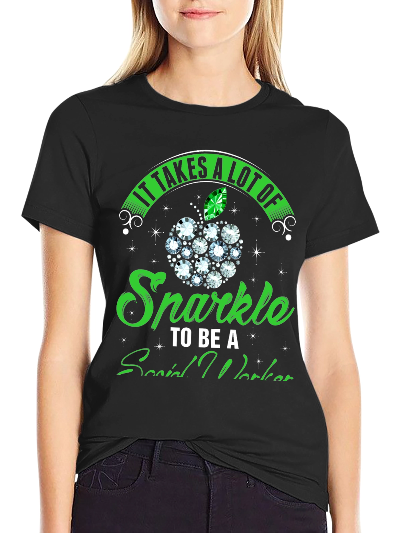 Sparkle Social Worker T-Shirt