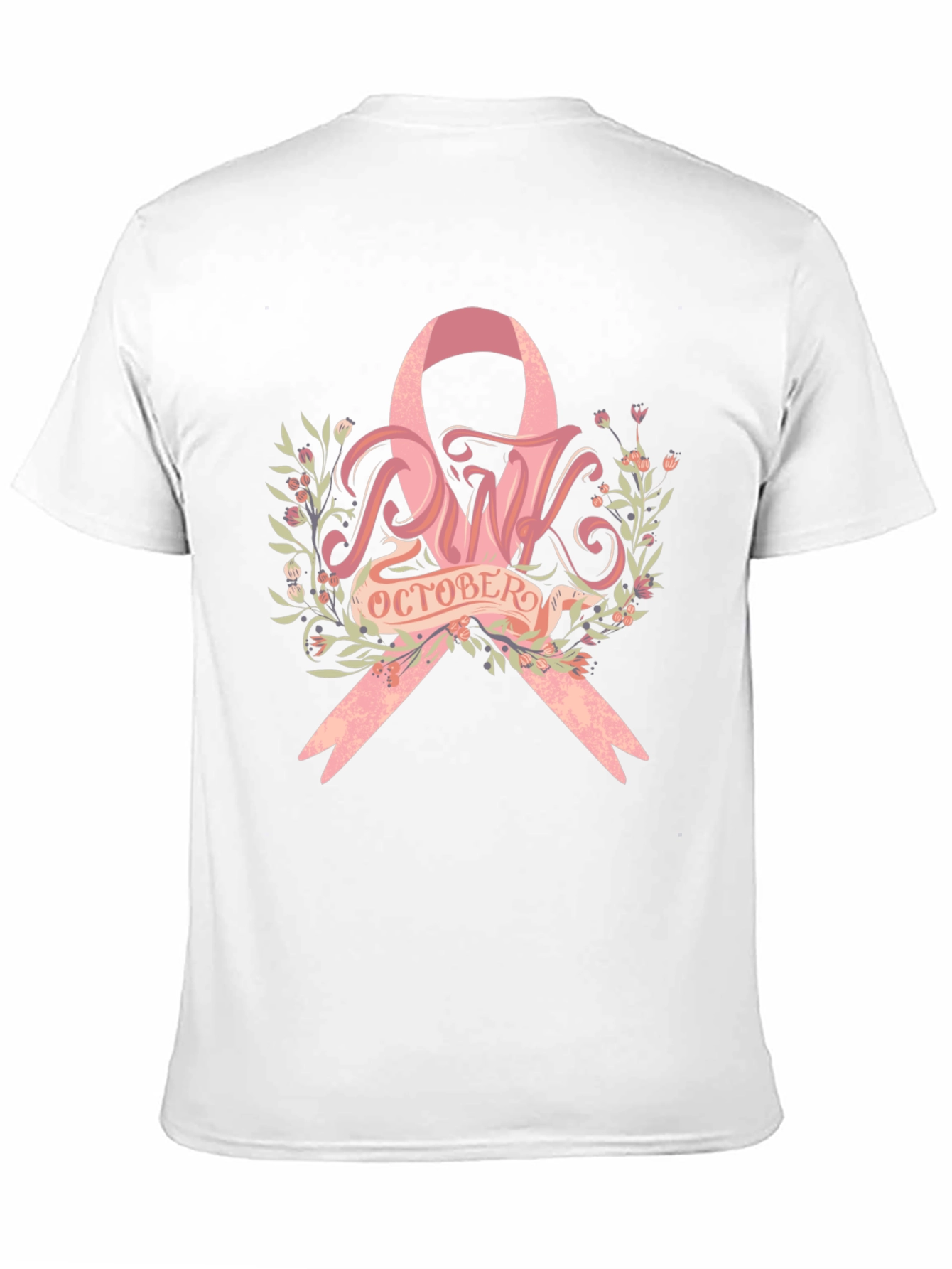 Pink October Breast Cancer Awareness T-Shirt