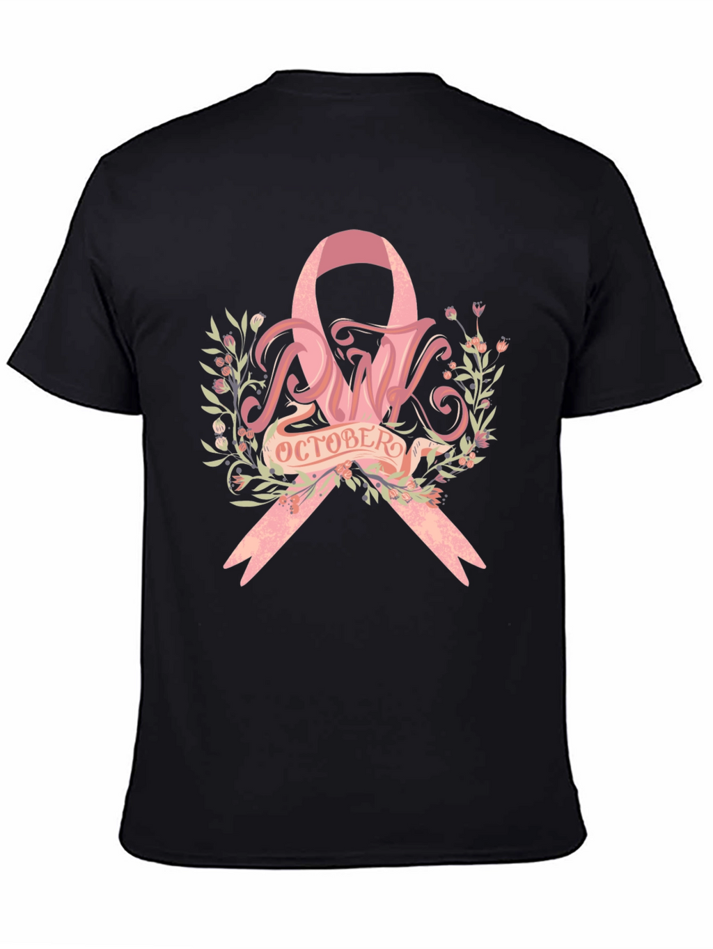 Pink October Breast Cancer Awareness T-Shirt
