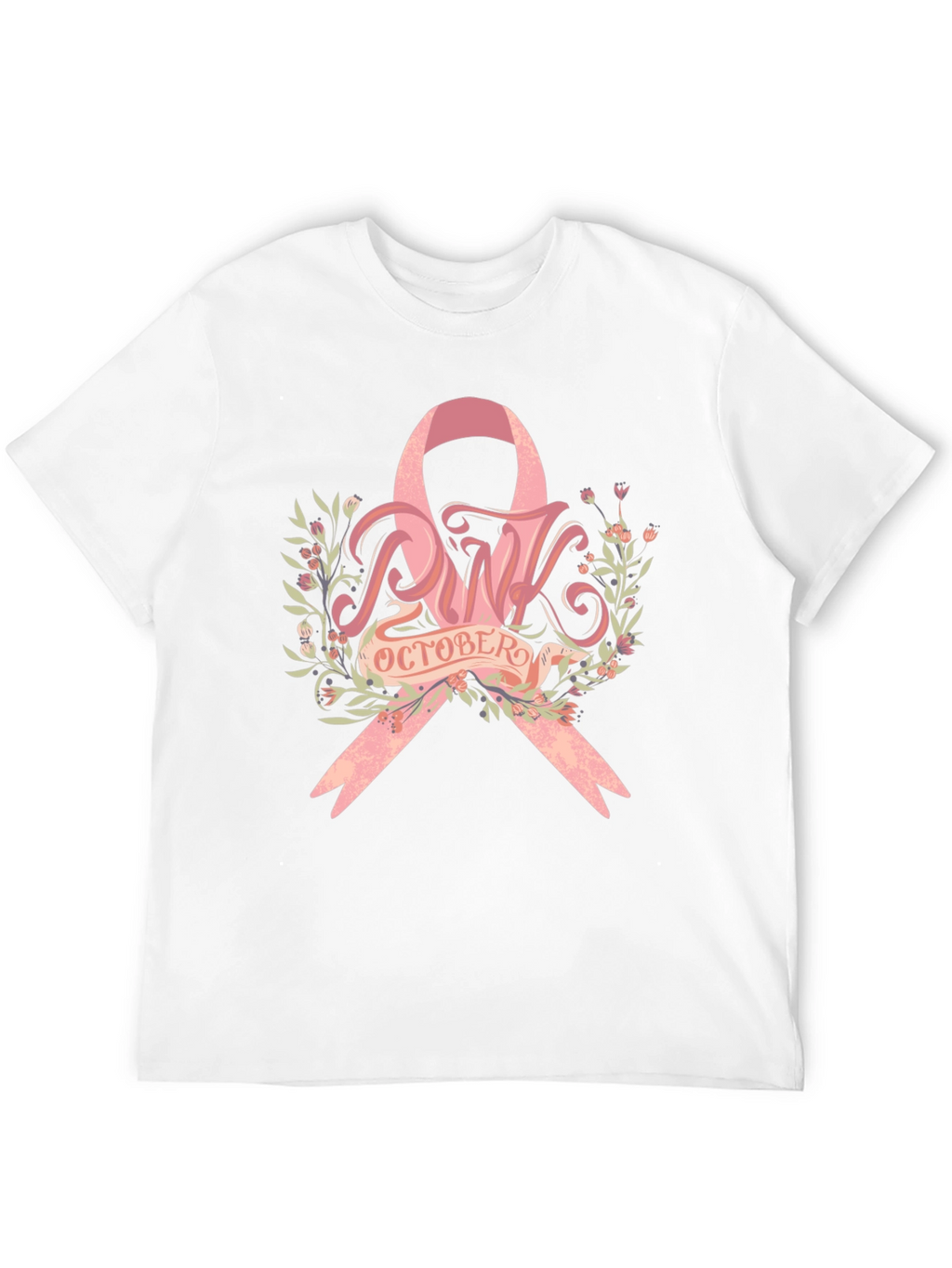 Pink October Breast Cancer Awareness T-Shirt
