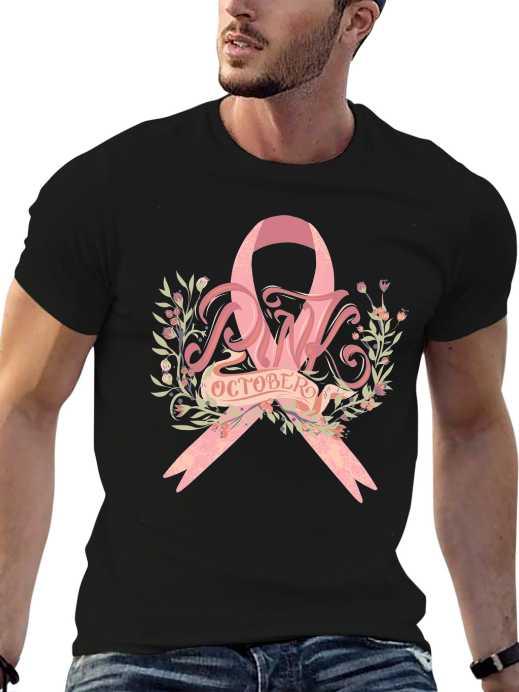 Pink October Breast Cancer Awareness T-Shirt