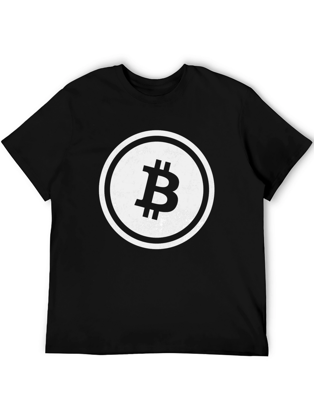 Bitcoin Logo Black T-Shirt - Crypto Currency Fashion