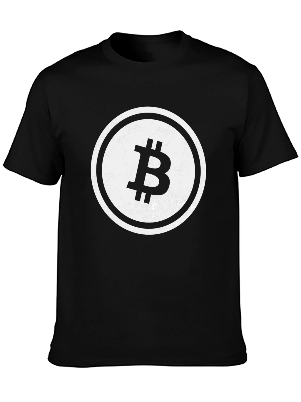 Bitcoin Logo Black T-Shirt - Crypto Currency Fashion