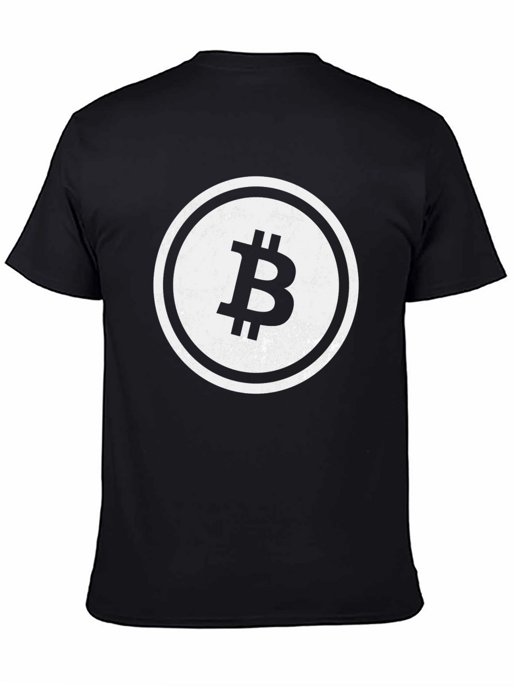 Bitcoin Logo Black T-Shirt - Crypto Currency Fashion