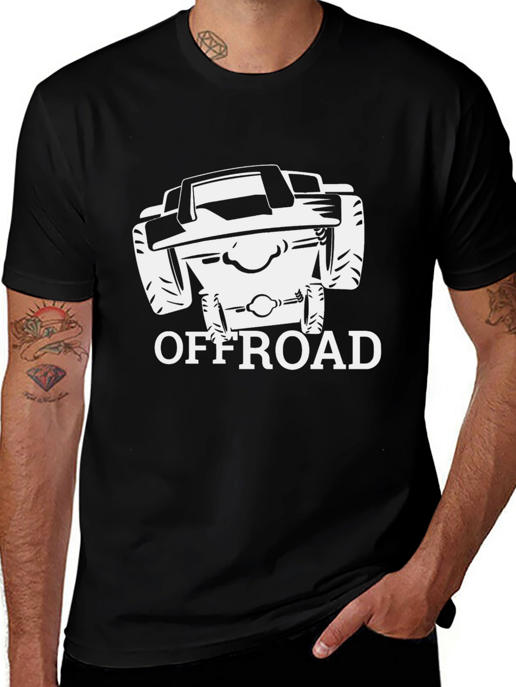 Offroad Truck Graphic Tee - Black