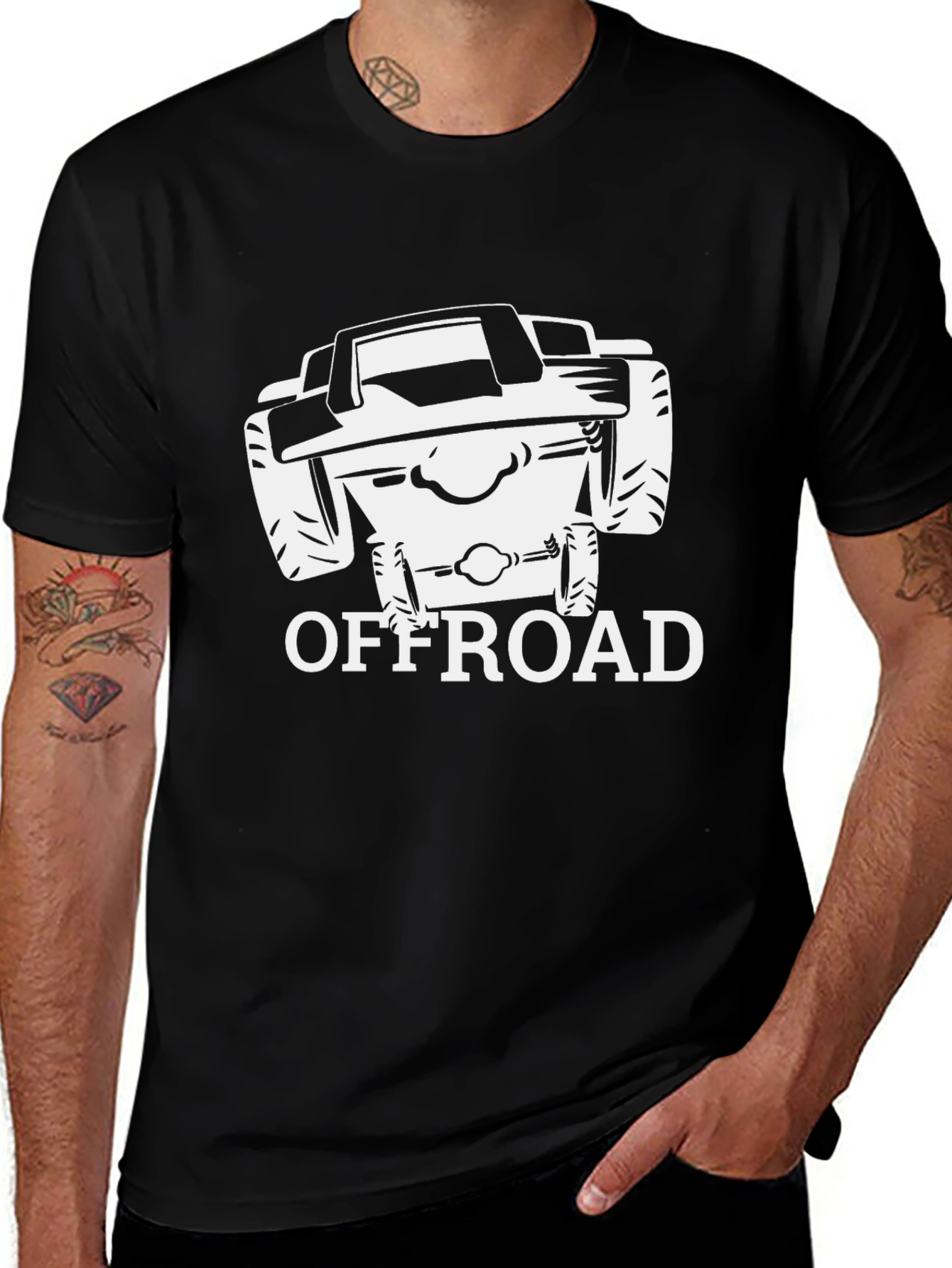 Offroad Truck Graphic Tee - Black