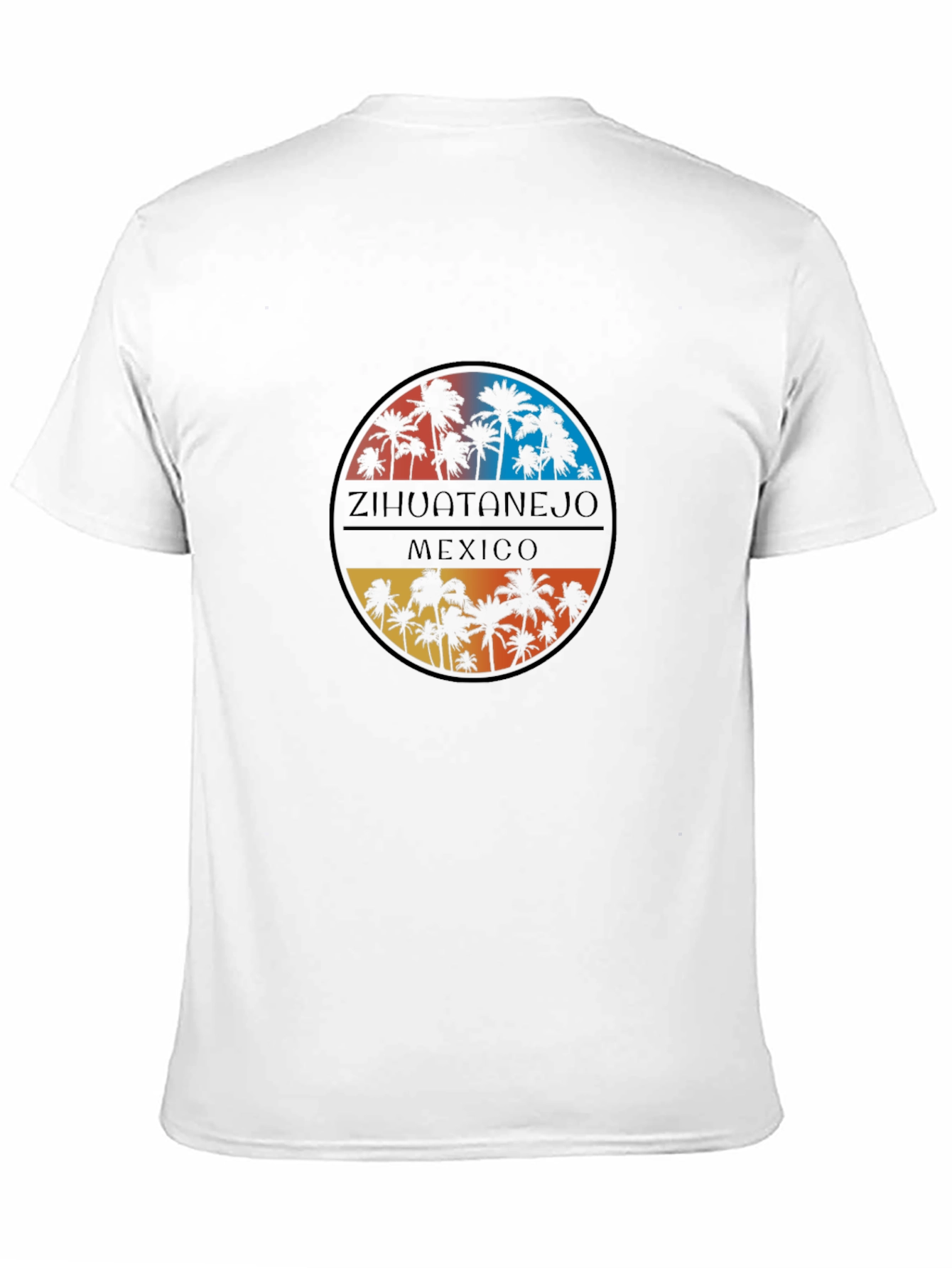 Zihuatanejo Mexico Palm Tree T-Shirt