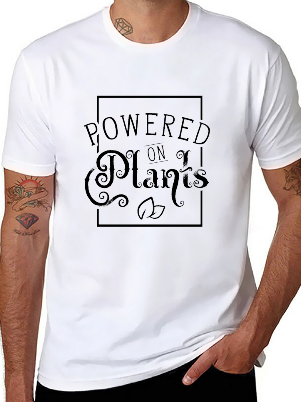 Powered by Plants Graphic T-Shirt - Vegan Friendly!