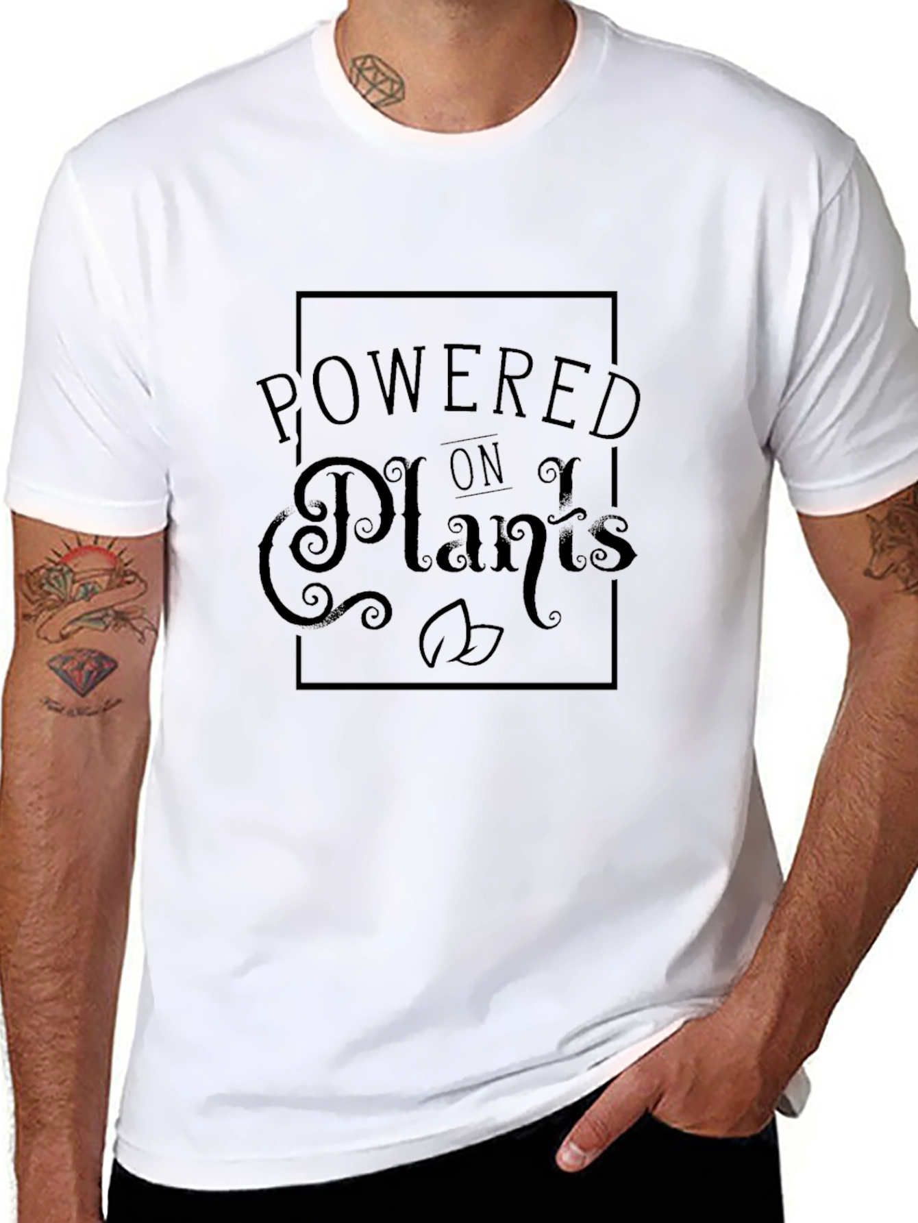 Powered by Plants Graphic T-Shirt - Vegan Friendly!