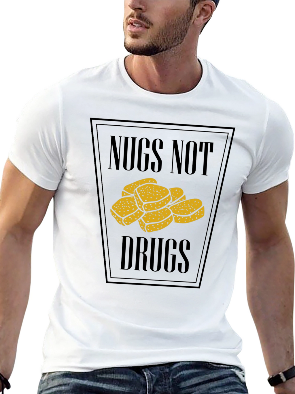 Nugs Not Drugs T-Shirt Funny Chicken Nugget Tee