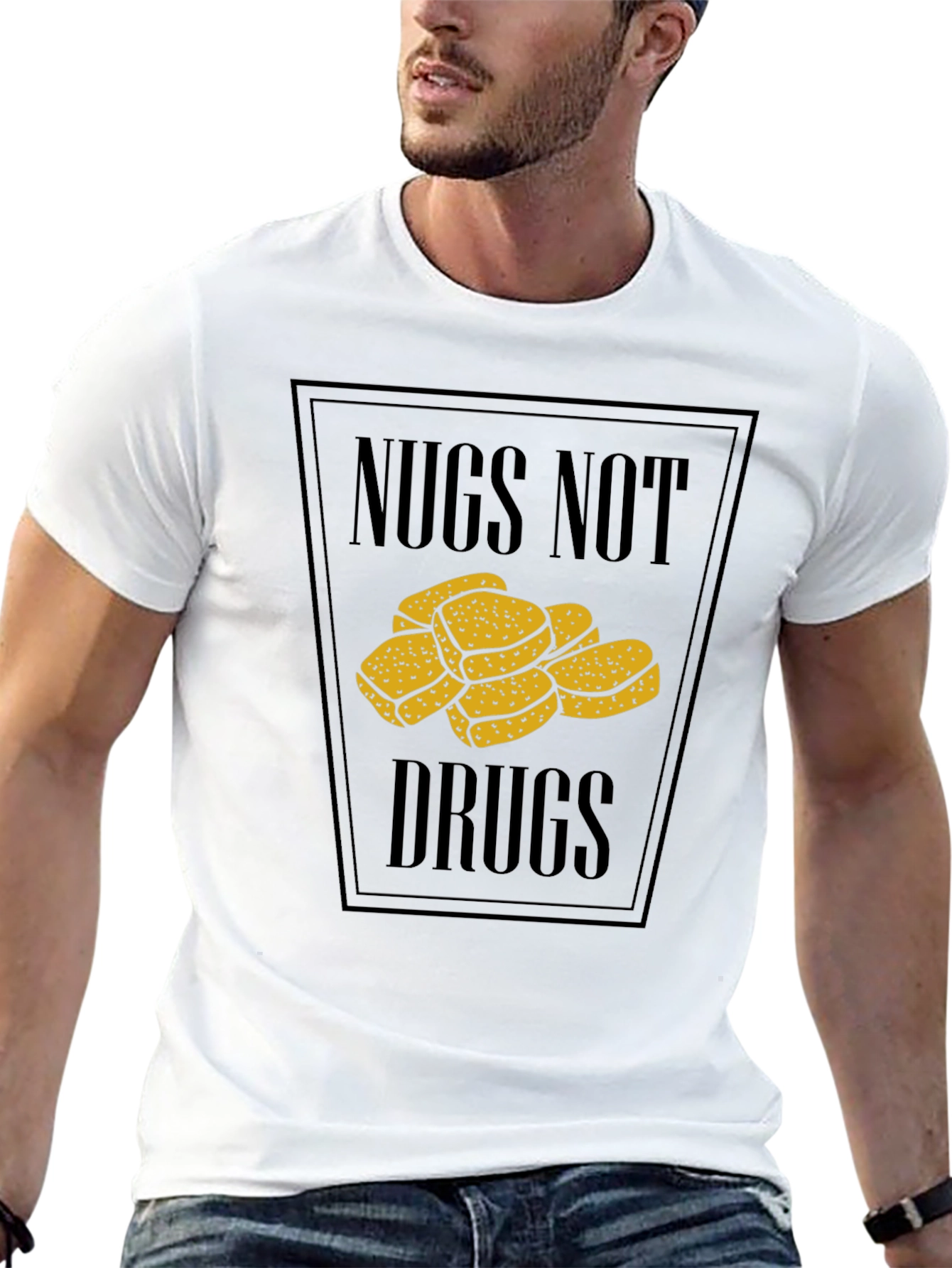 Nugs Not Drugs T-Shirt Funny Chicken Nugget Tee