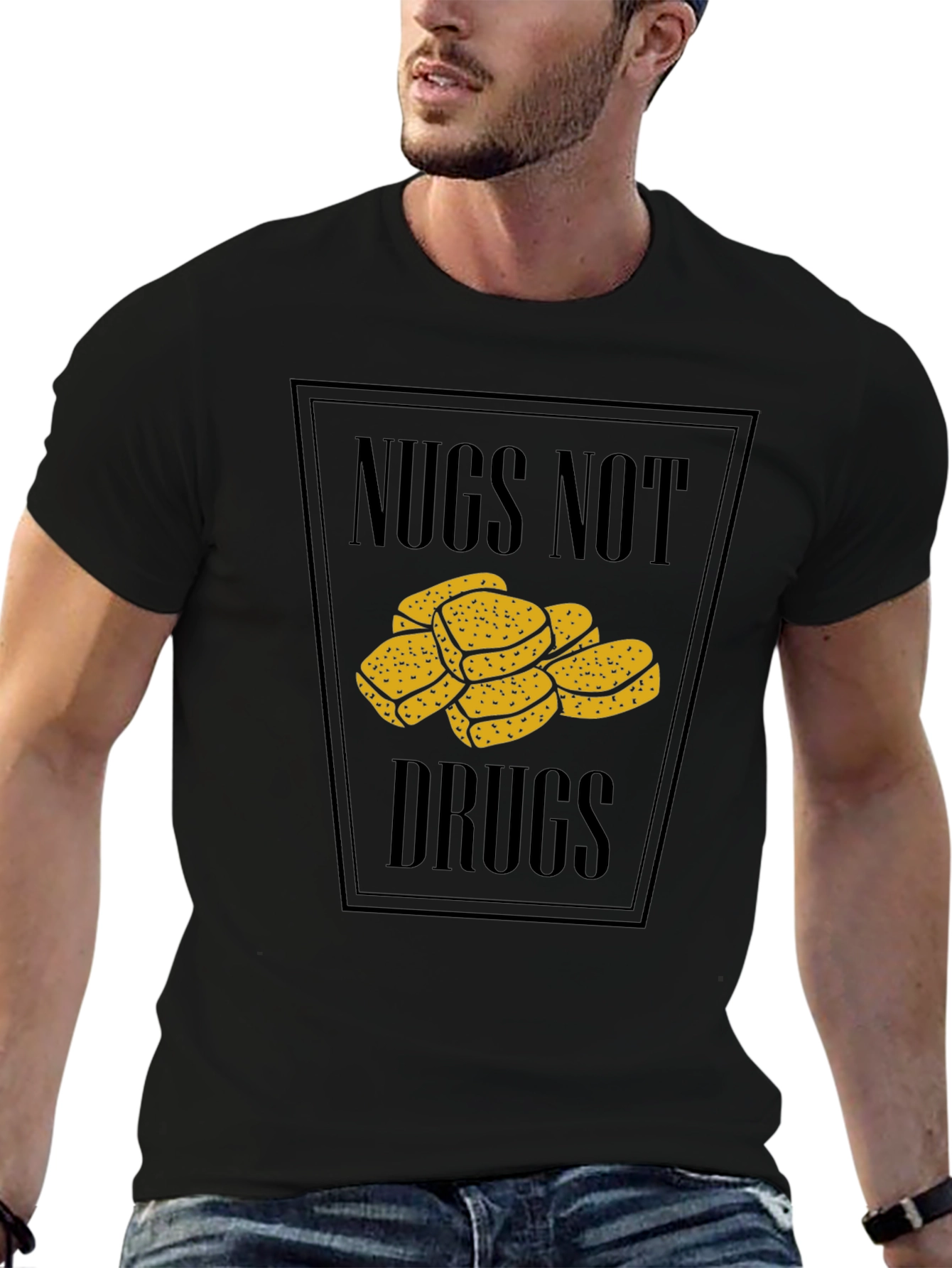 Nugs Not Drugs T-Shirt Funny Chicken Nugget Tee