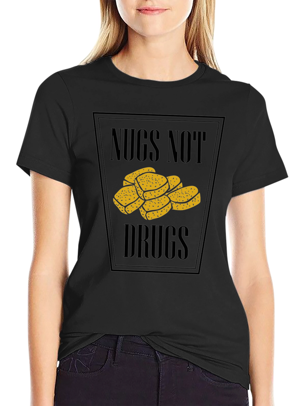 Nugs Not Drugs T-Shirt Funny Chicken Nugget Tee