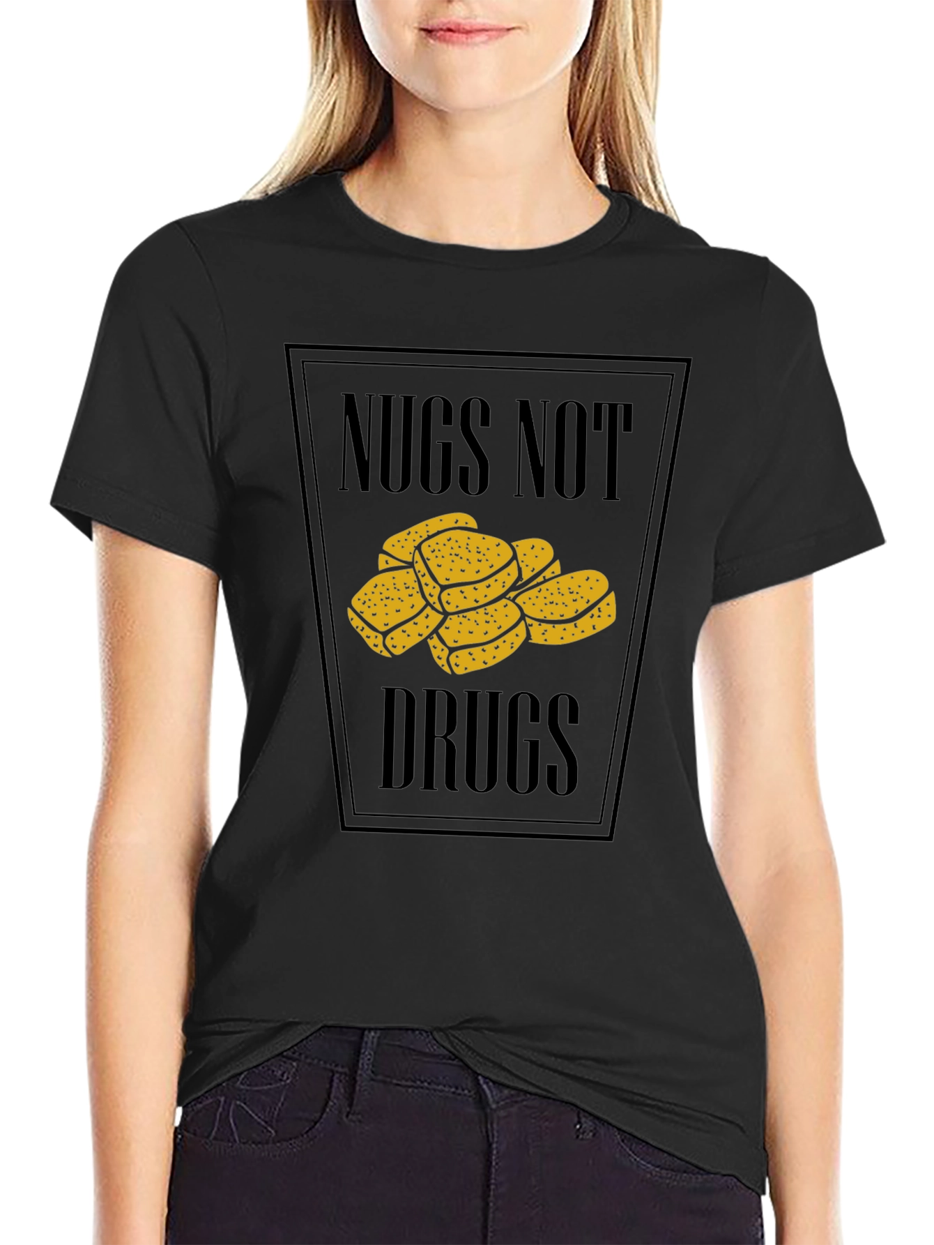 Nugs Not Drugs T-Shirt Funny Chicken Nugget Tee