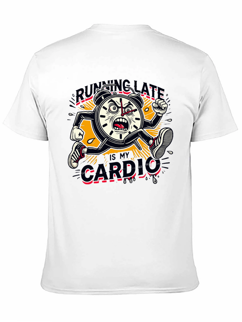 Running Late Cardio Graphic Tee