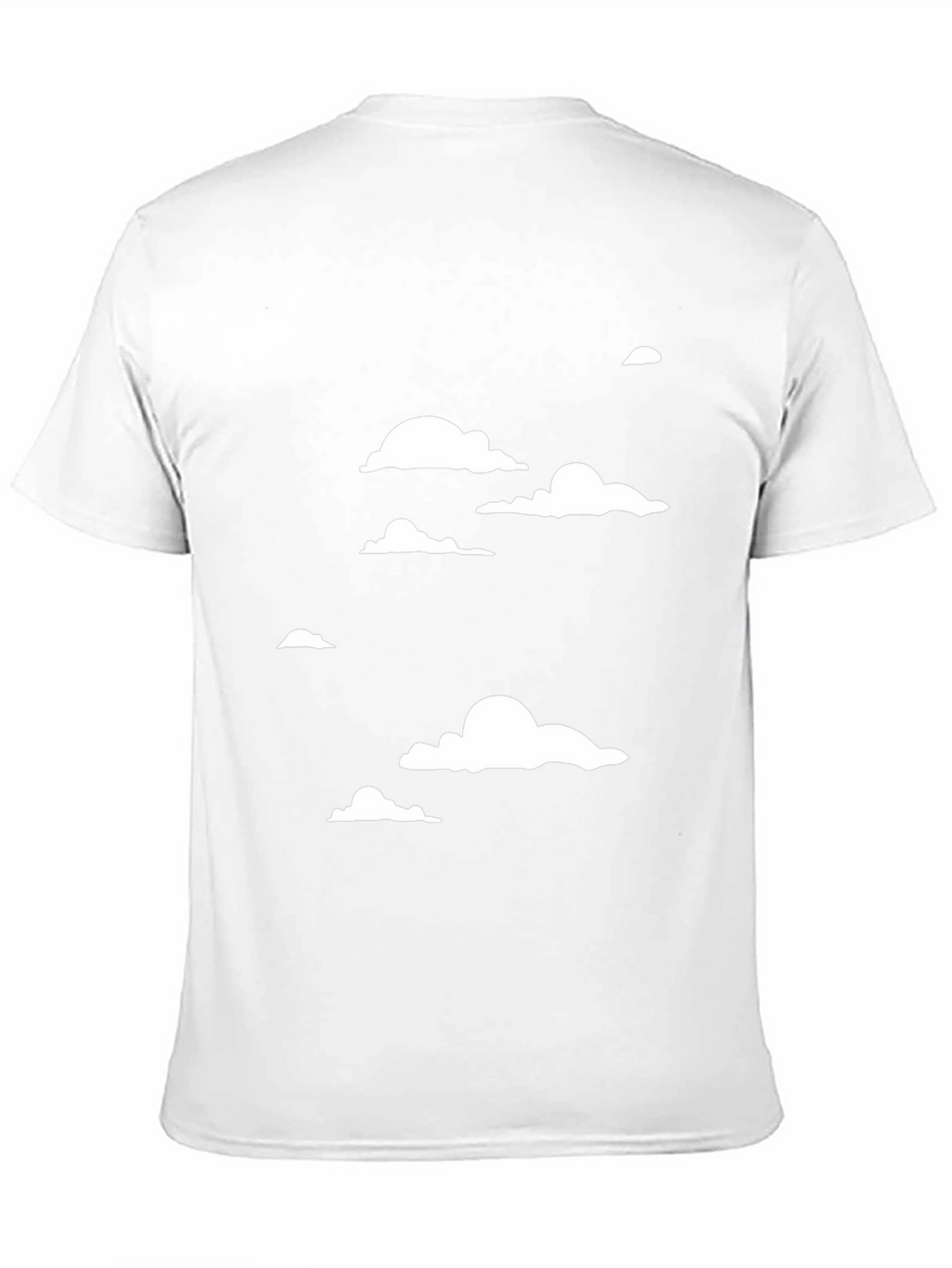 Cloudscape Graphic Tee - Black Cotton T-Shirt