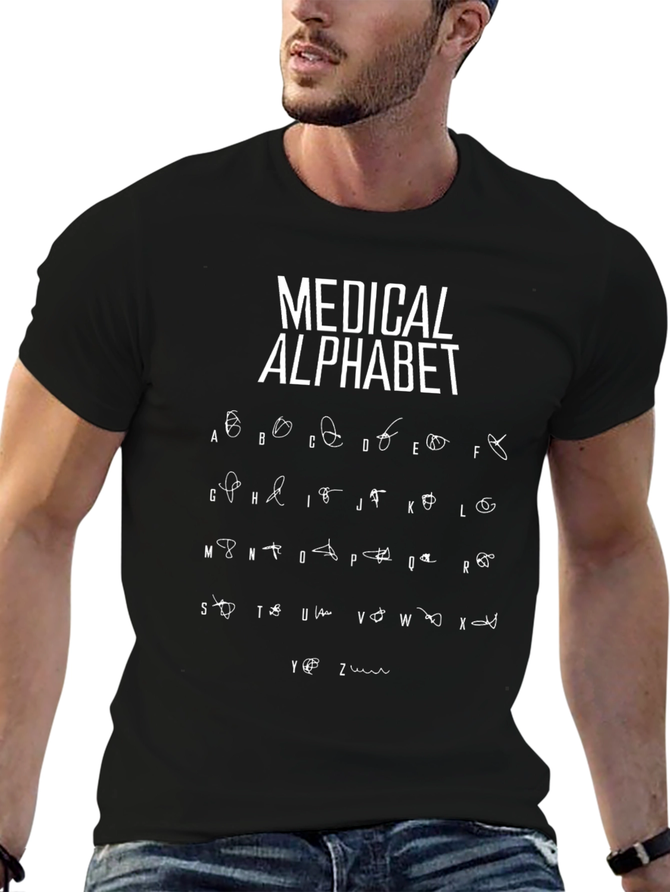 Medical Alphabet T-Shirt Doctor Nurse Gift