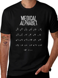 Medical Alphabet T-Shirt Doctor Nurse Gift