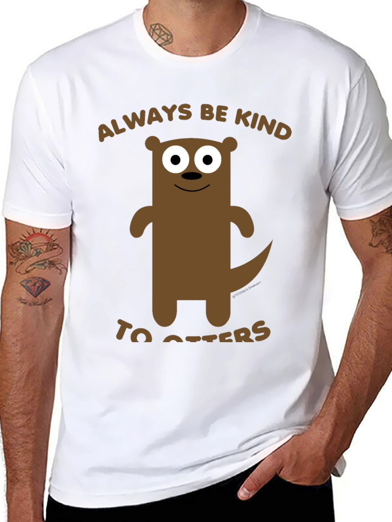 Always Be Kind To Otters Graphic Tee