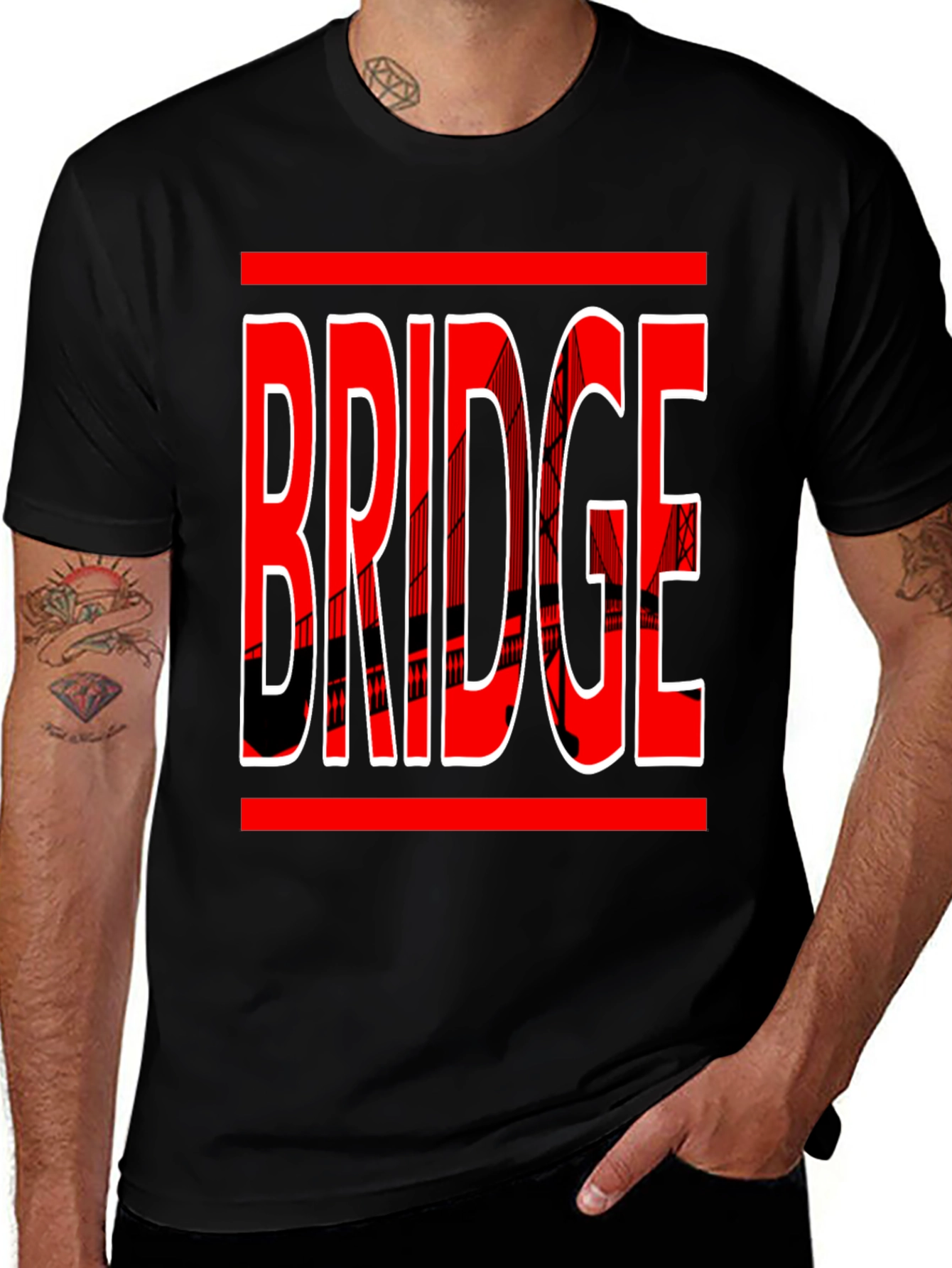 Bridge Graphic T-Shirt - Urban Style Tee