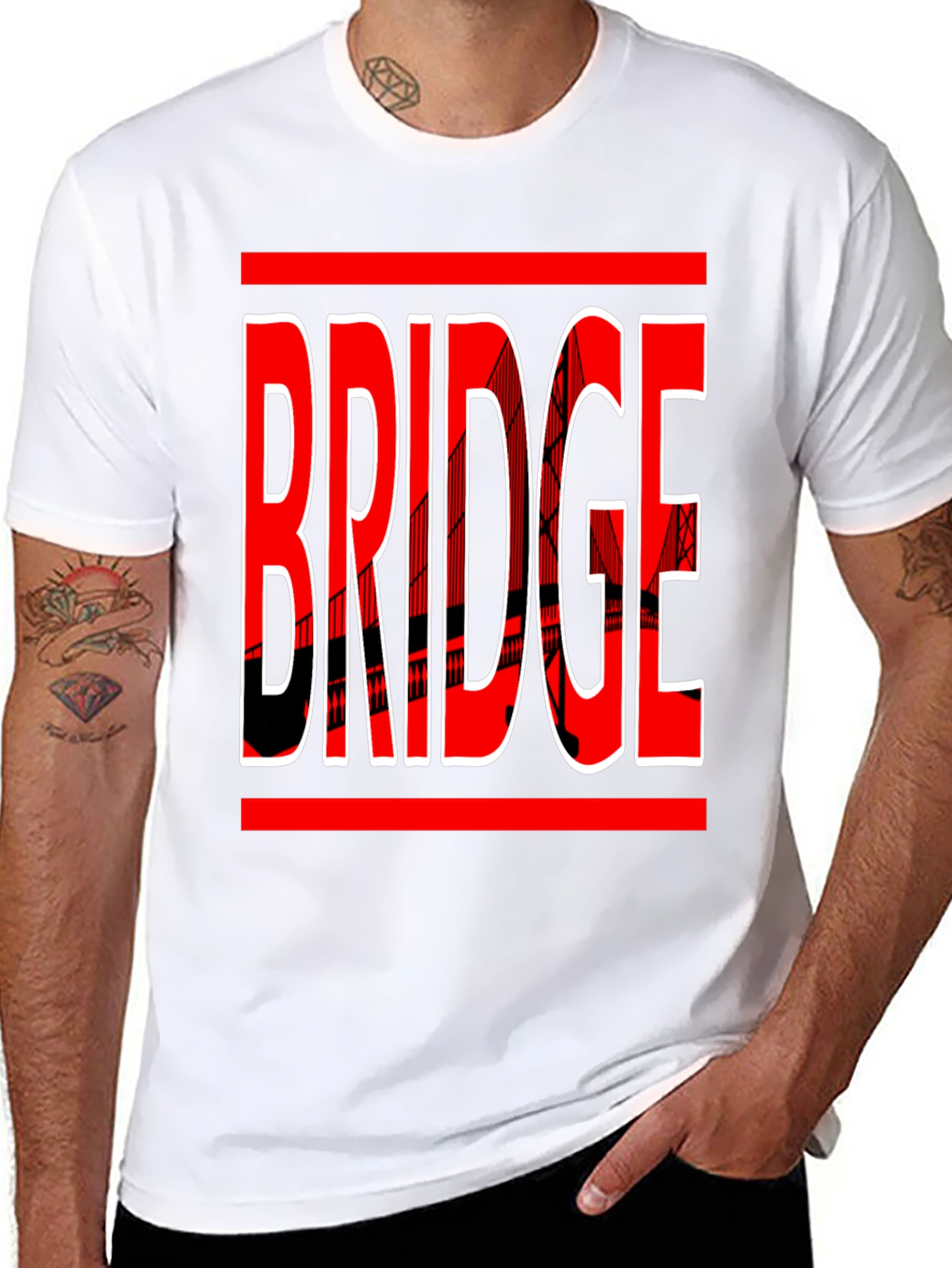 Bridge Graphic T-Shirt - Urban Style Tee