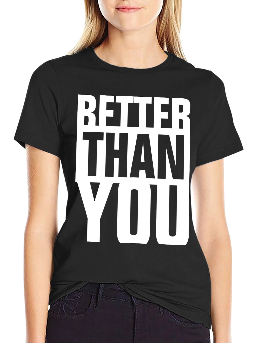 Better Than You Graphic Tee - Black Cotton