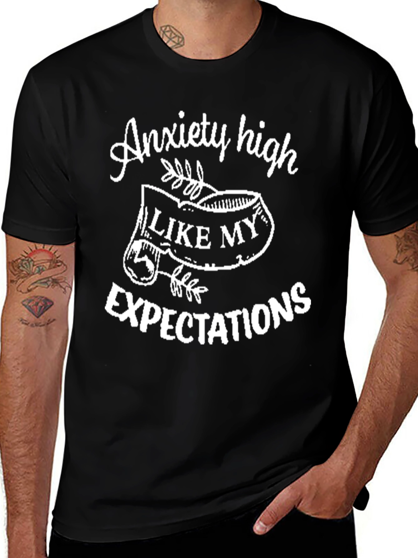 Anxiety High T-Shirt - Funny Graphic Tee