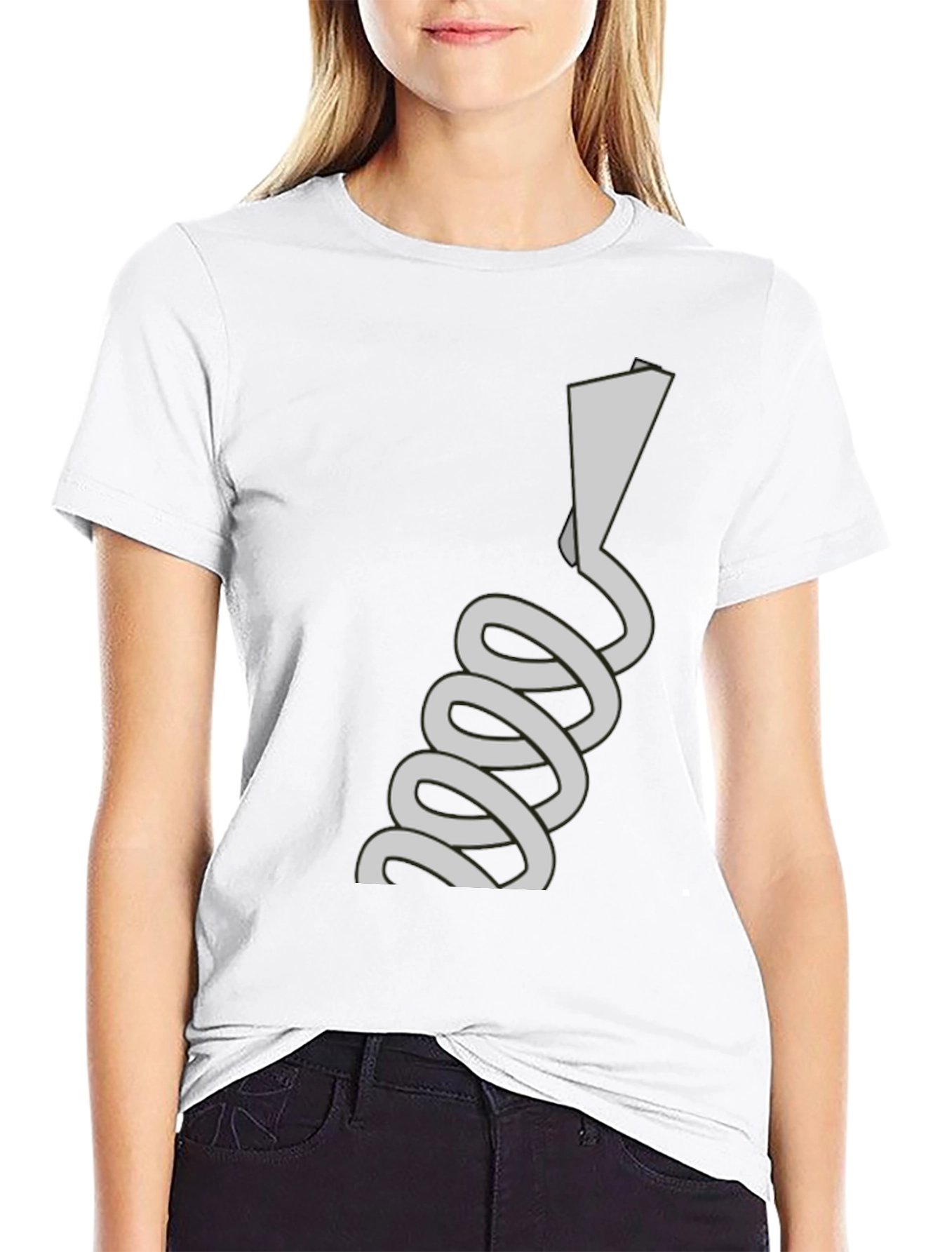 Abstract Line Art Tee - Unique Graphic T-Shirt