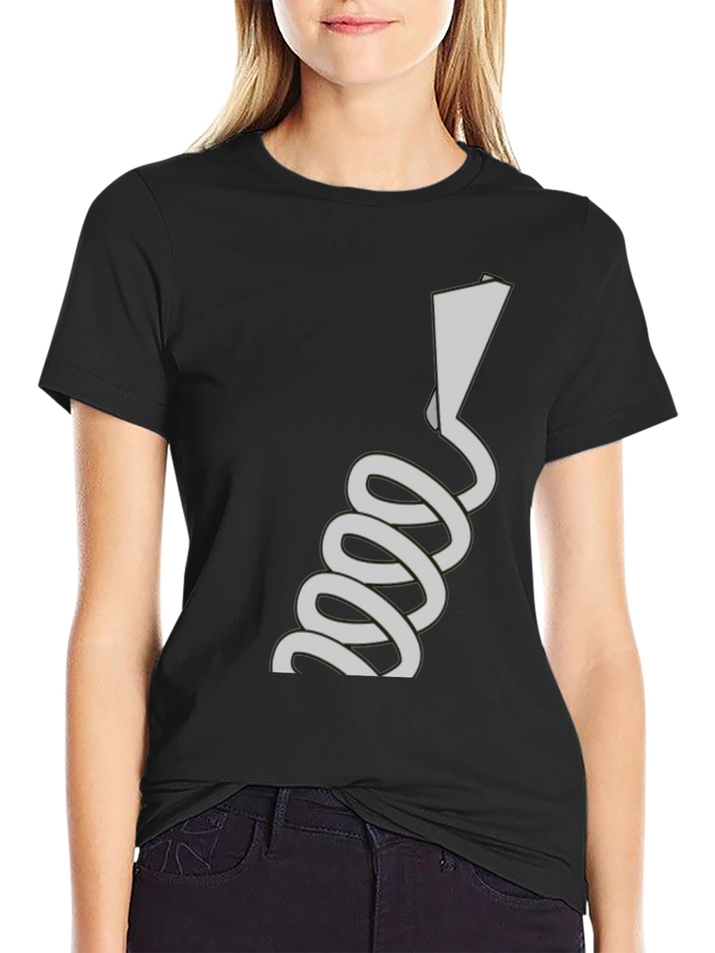 Abstract Line Art Tee - Unique Graphic T-Shirt