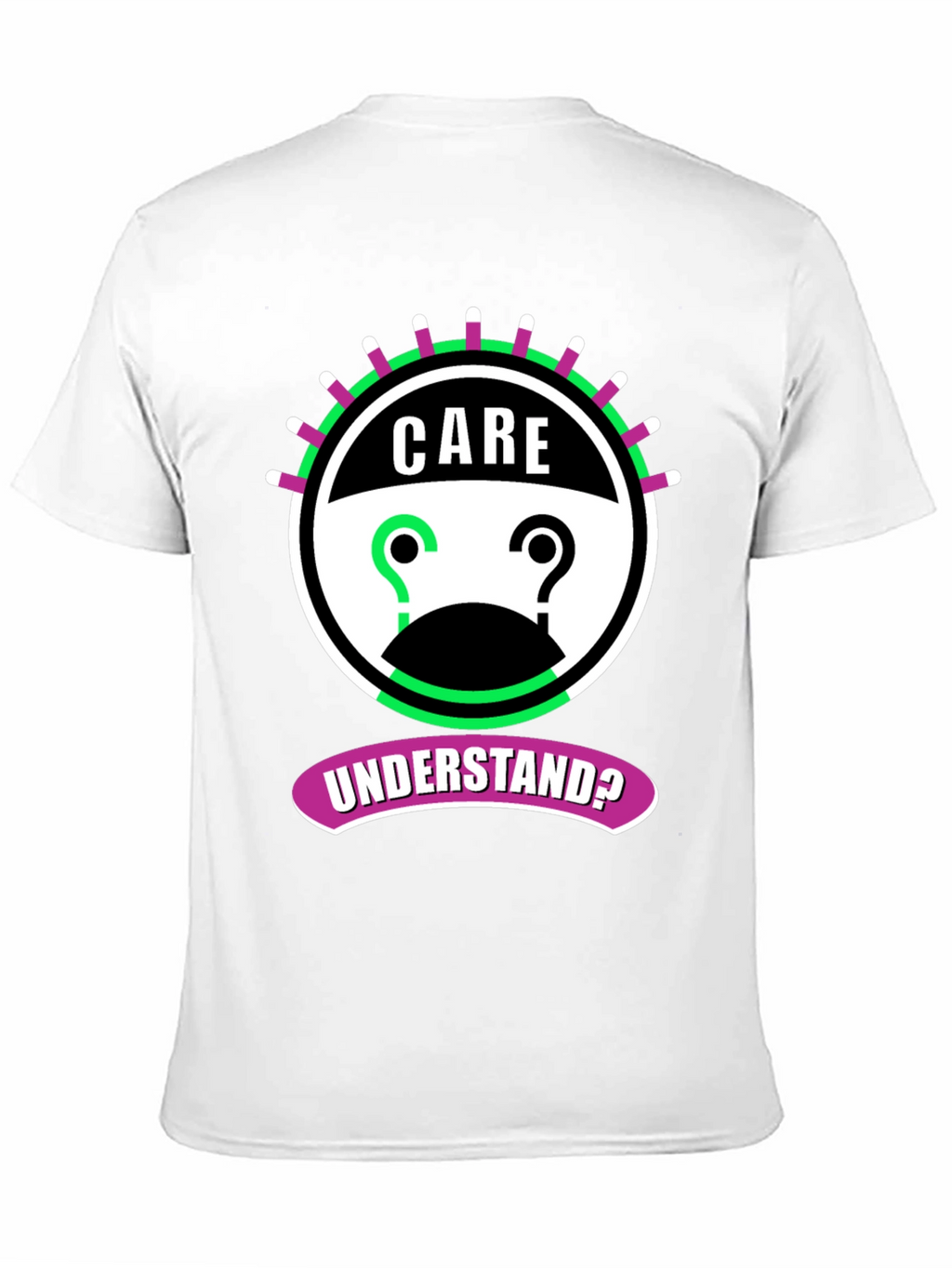 Care Understand? Graphic Tee - Black Cotton T-Shirt