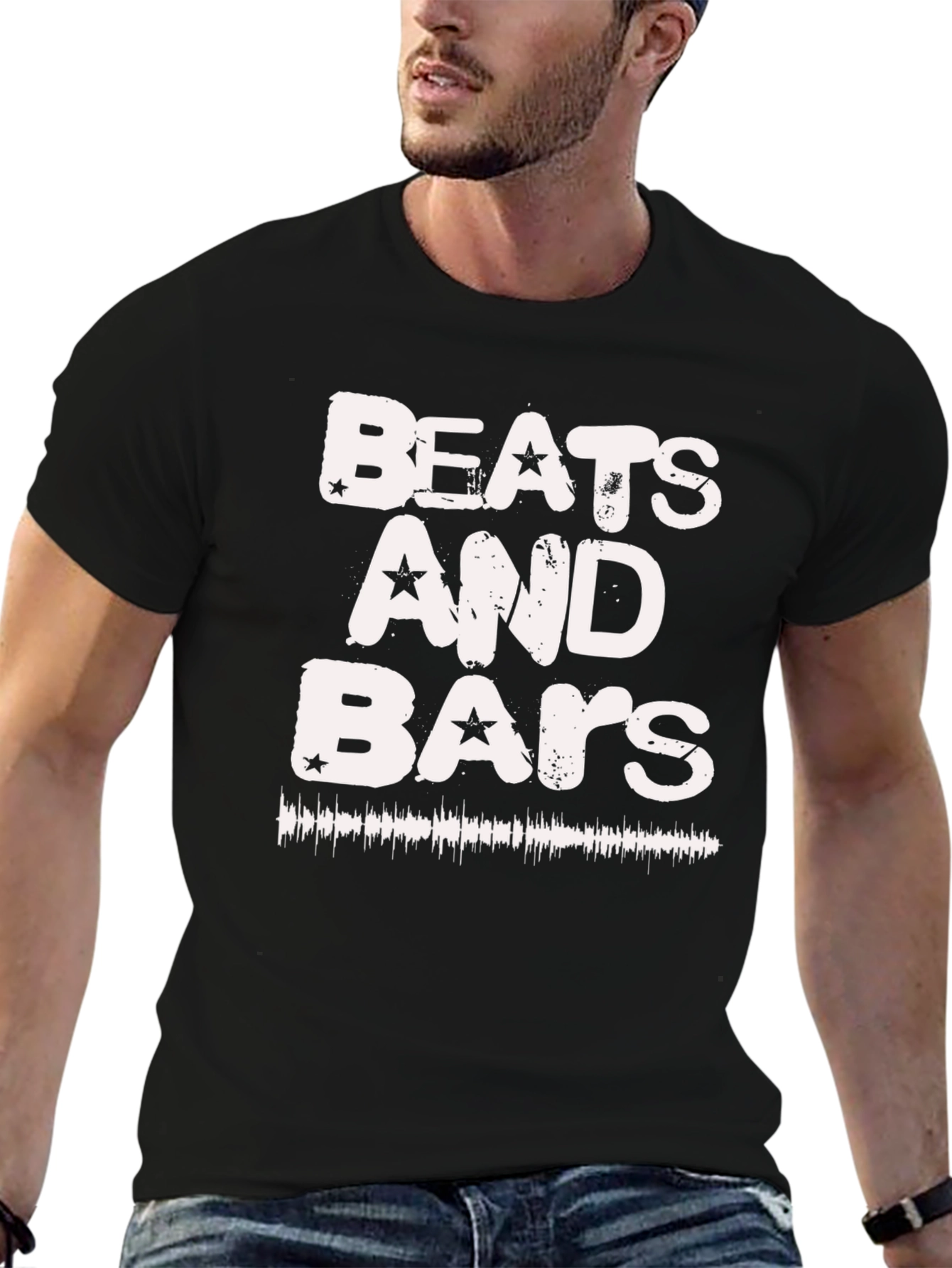Beats and Bars Graphic Tee - Music Lover T-Shirt
