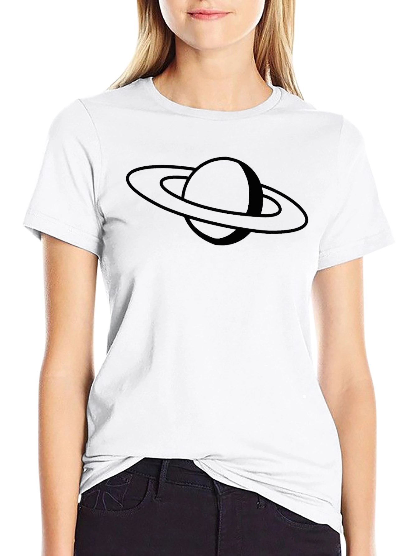 Saturn Graphic T-Shirt - Space Lover Tee